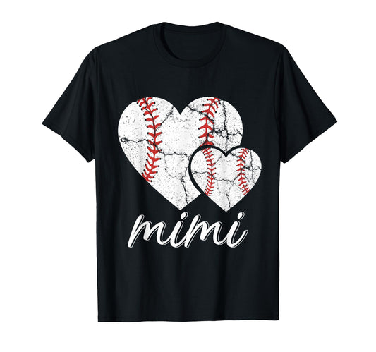 Baseball Mimi Mothers Day Baseball Gift T-Shirt - Streetwear Style Unisex - T-Shirt, Sweatshirt, Hoodie