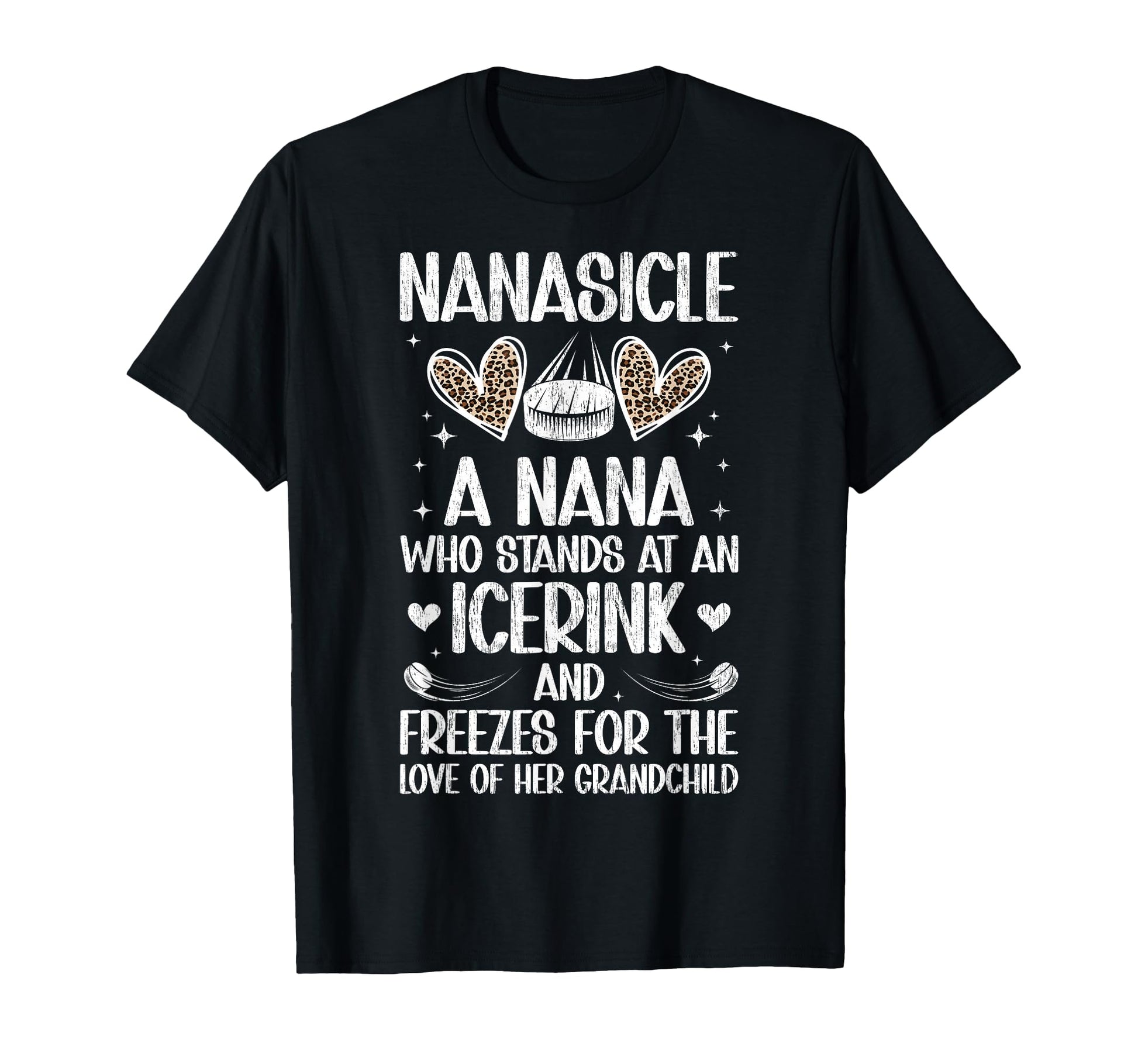 Nanasicle Definition Ice Hockey Nana T-Shirt - Minimalist Print Men Women - T-Shirt, Sweatshirt, Hoodie