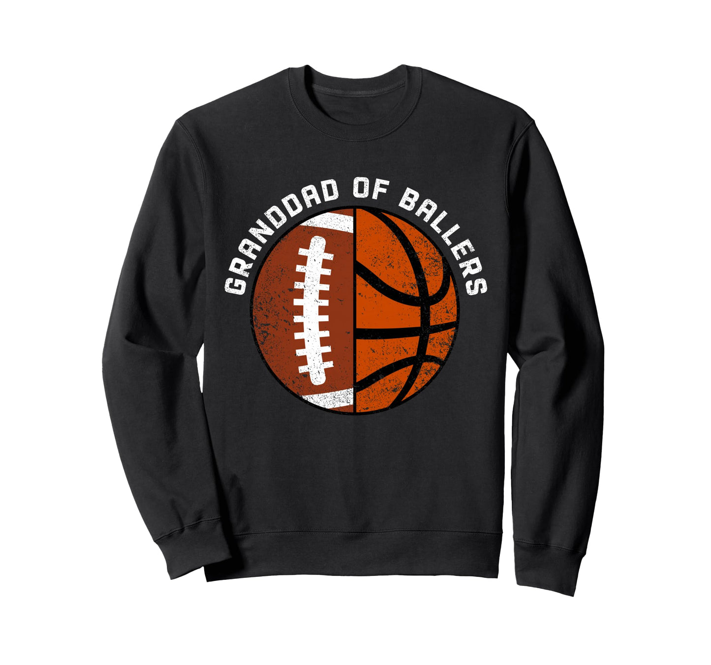 Granddad Ballers Funny Football Sweatshirt - Graphic Print Unisex - T-Shirt, Sweatshirt, Hoodie