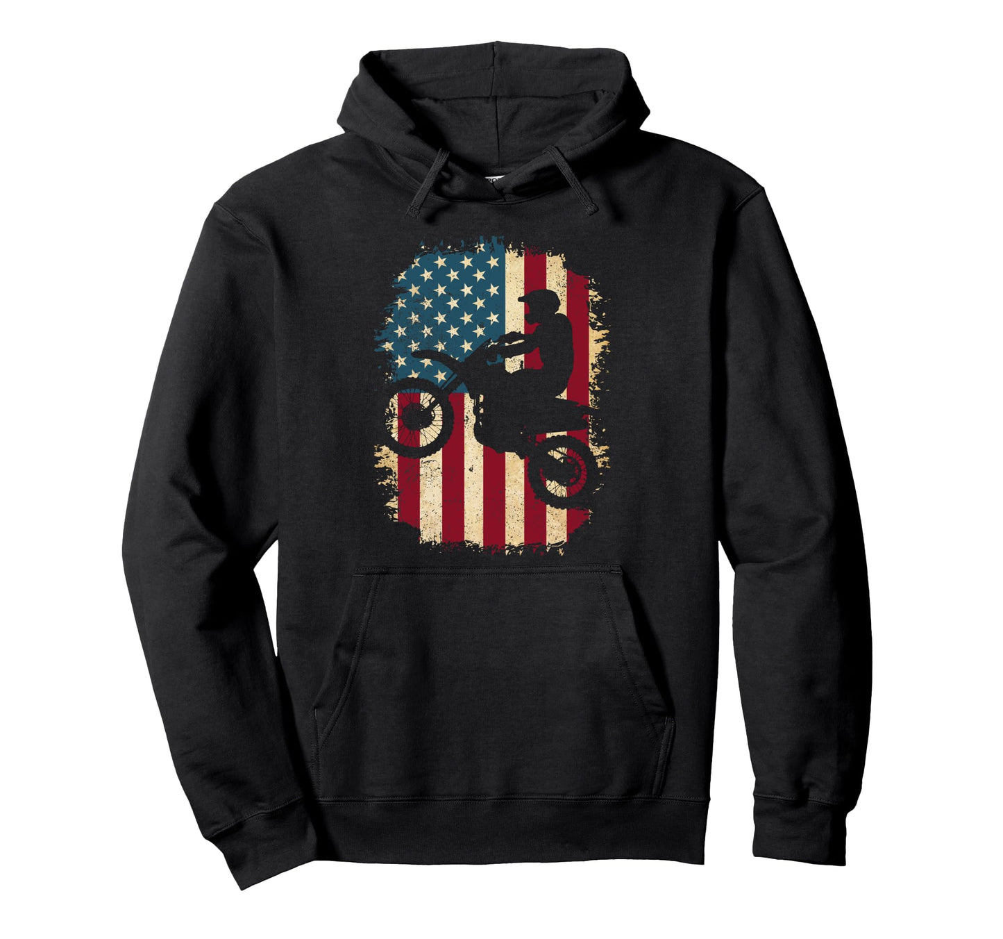 Dirt Bike Biker Motocross Motorcycle Hoodie - Novelty Apparel for Adults - T-Shirt, Sweatshirt, Hoodie