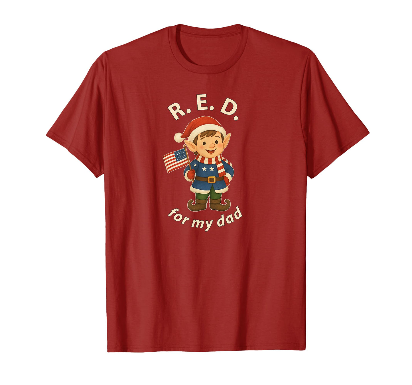 Red Friday Remember Everyone Deployed Dad T-Shirt - Graphic Print Unisex - T-Shirt, Sweatshirt, Hoodie