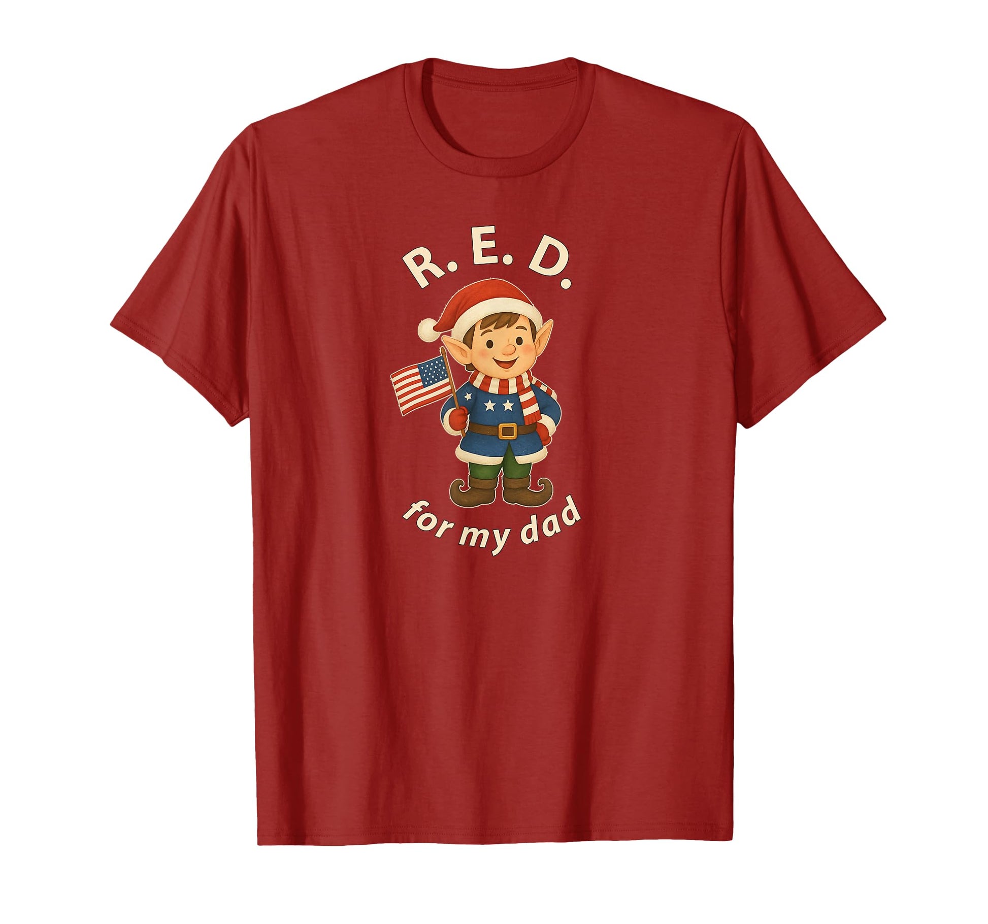 Red Friday Remember Everyone Deployed Dad T-Shirt - Graphic Print Unisex - T-Shirt, Sweatshirt, Hoodie