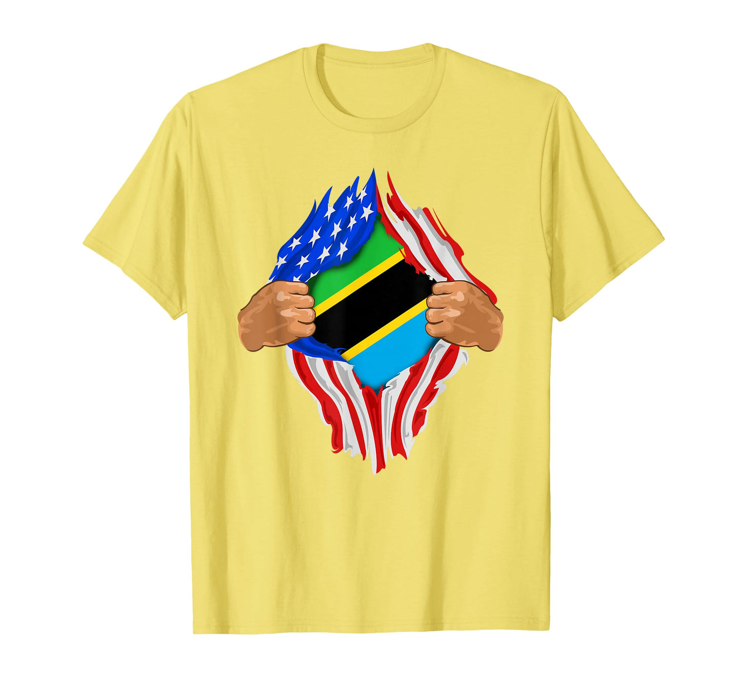 Tanzanian Blood Inside Me Tanzania T-Shirt - Aesthetic Graphic for Adults - T-Shirt, Sweatshirt, Hoodie