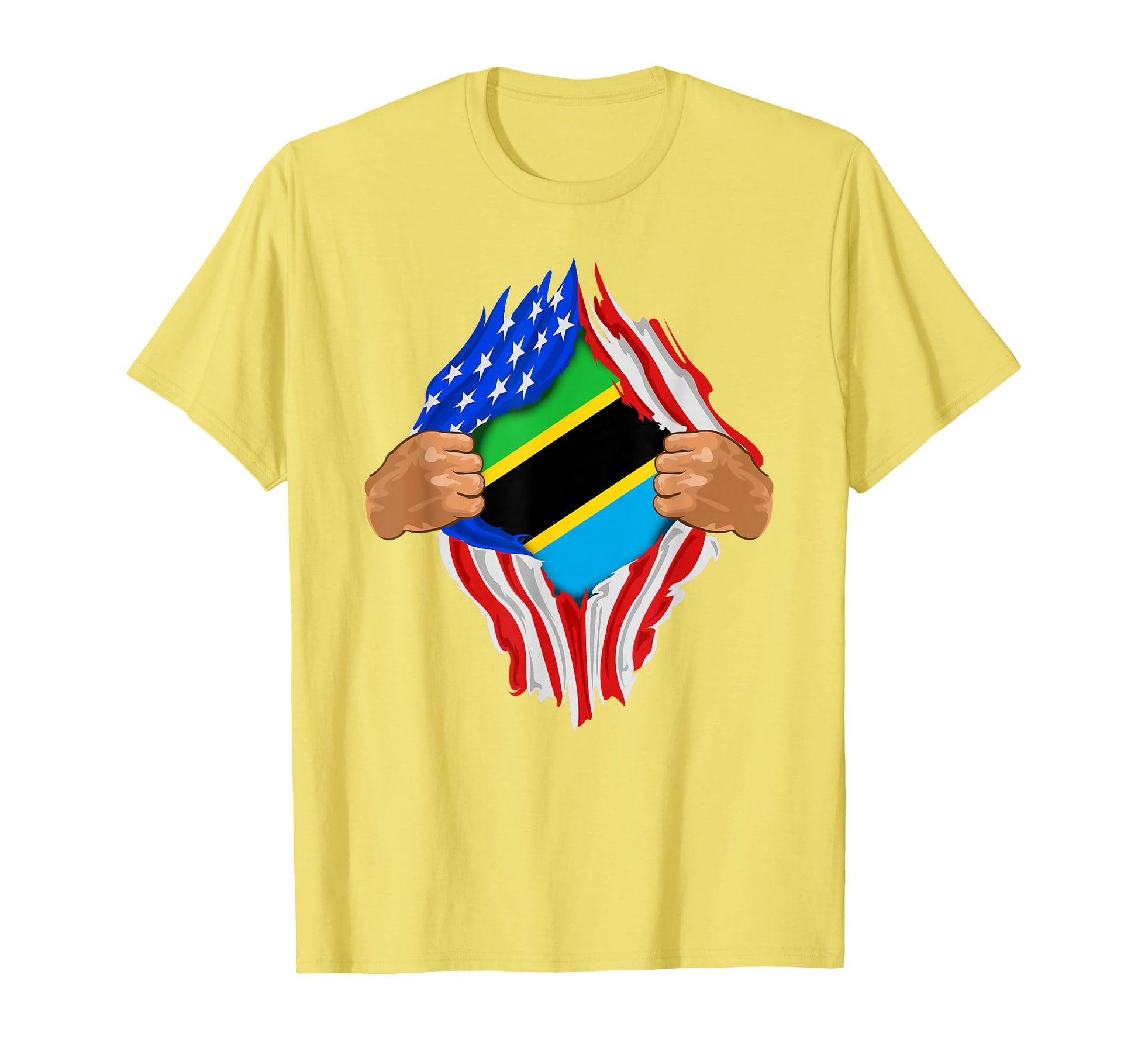 Tanzanian Blood Inside Me Tanzania T-Shirt - Aesthetic Graphic for Adults - T-Shirt, Sweatshirt, Hoodie