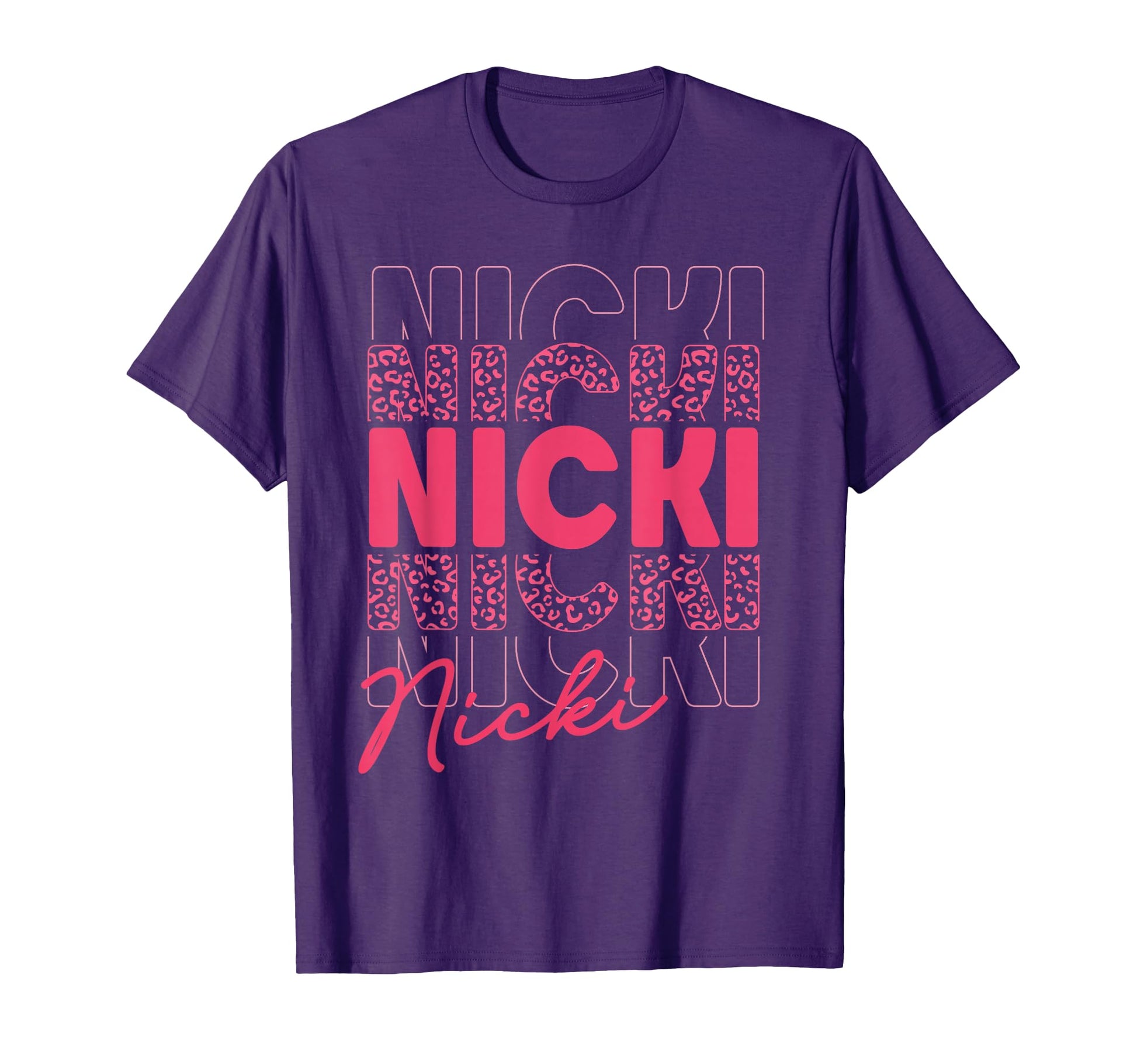 Nicki First Name Personalized T-Shirt - Aesthetic Graphic Men Women - T-Shirt, Sweatshirt, Hoodie