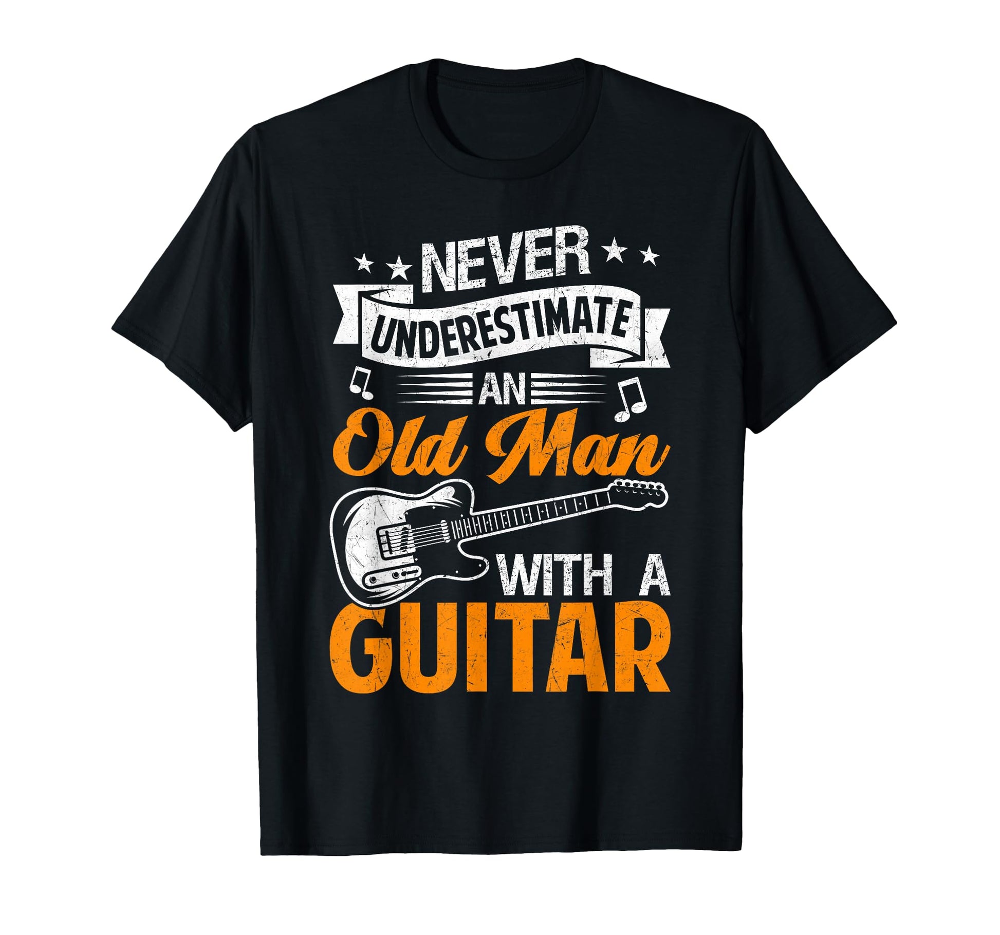 Fathers Day Never Underestimate Old T-Shirt - Minimalist Print Unisex - T-Shirt, Sweatshirt, Hoodie