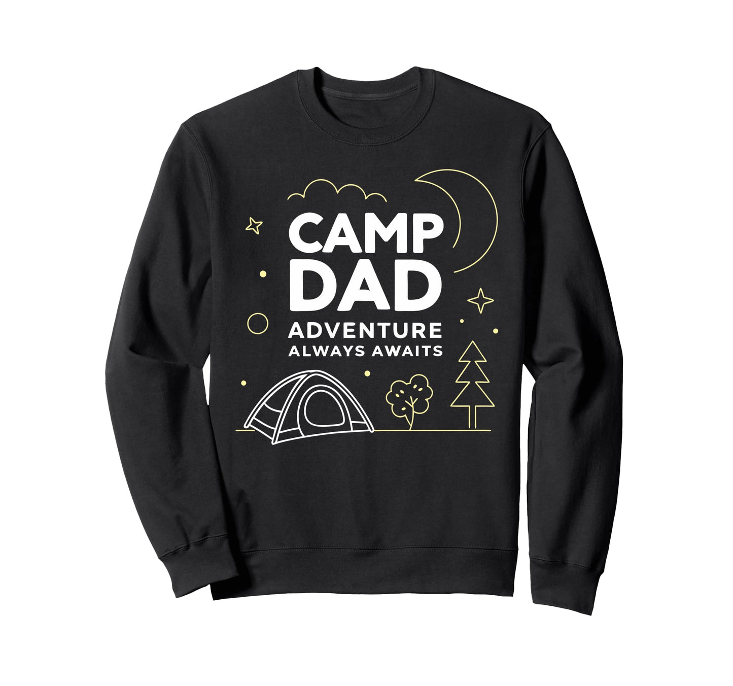 Fathers Day Camping Outdoorsy Dads Hoodie - Novelty Apparel Men Women - T-Shirt, Sweatshirt, Hoodie