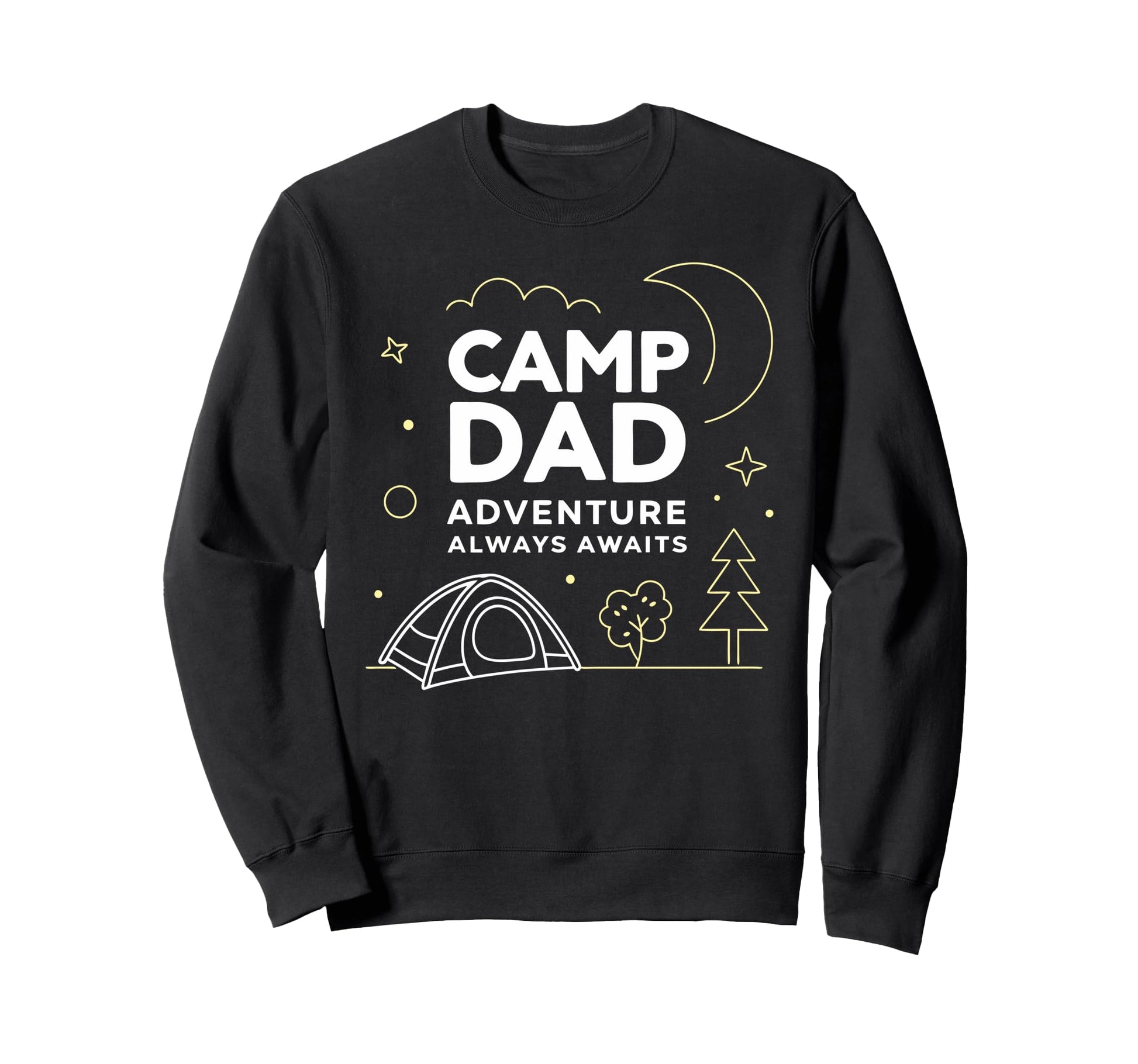 Fathers Day Camping Outdoorsy Dads Hoodie - Novelty Apparel Men Women - T-Shirt, Sweatshirt, Hoodie