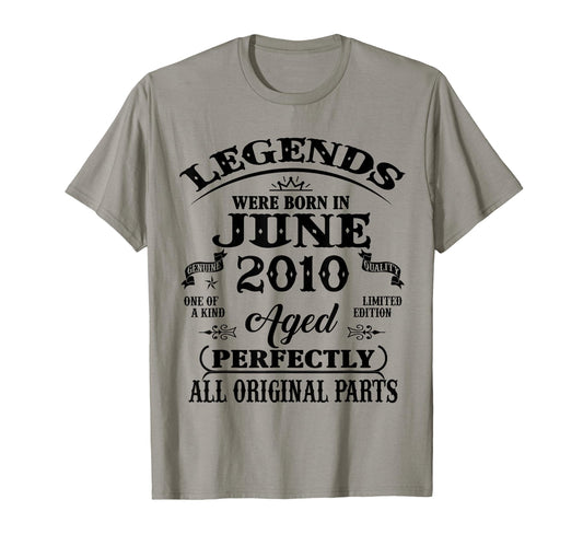 16Th Birthday Gift Legend Born June T-Shirt - Custom Art Print for Adults - T-Shirt, Sweatshirt, Hoodie