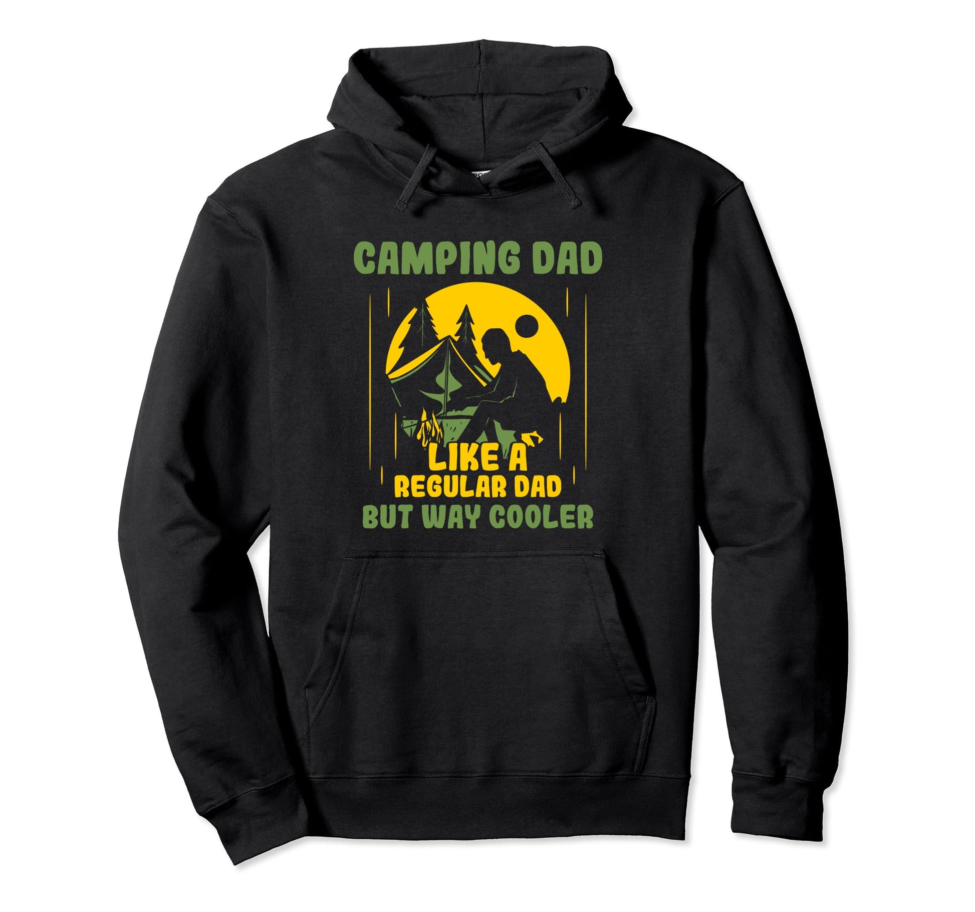 Camping Dad Like Regular Dad But Way Hoodie - Custom Art Print for Adults - T-Shirt, Sweatshirt, Hoodie