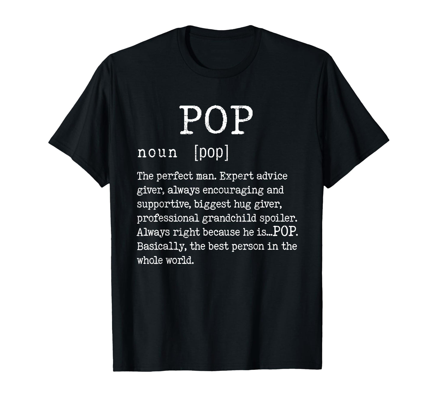 Pop Definition Fathers Day Funny T-Shirt - Minimalist Print for Adults - T-Shirt, Sweatshirt, Hoodie