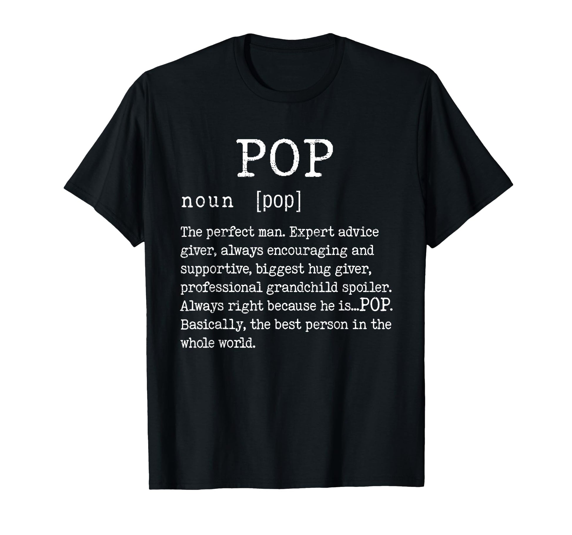 Pop Definition Fathers Day Funny T-Shirt - Minimalist Print for Adults - T-Shirt, Sweatshirt, Hoodie