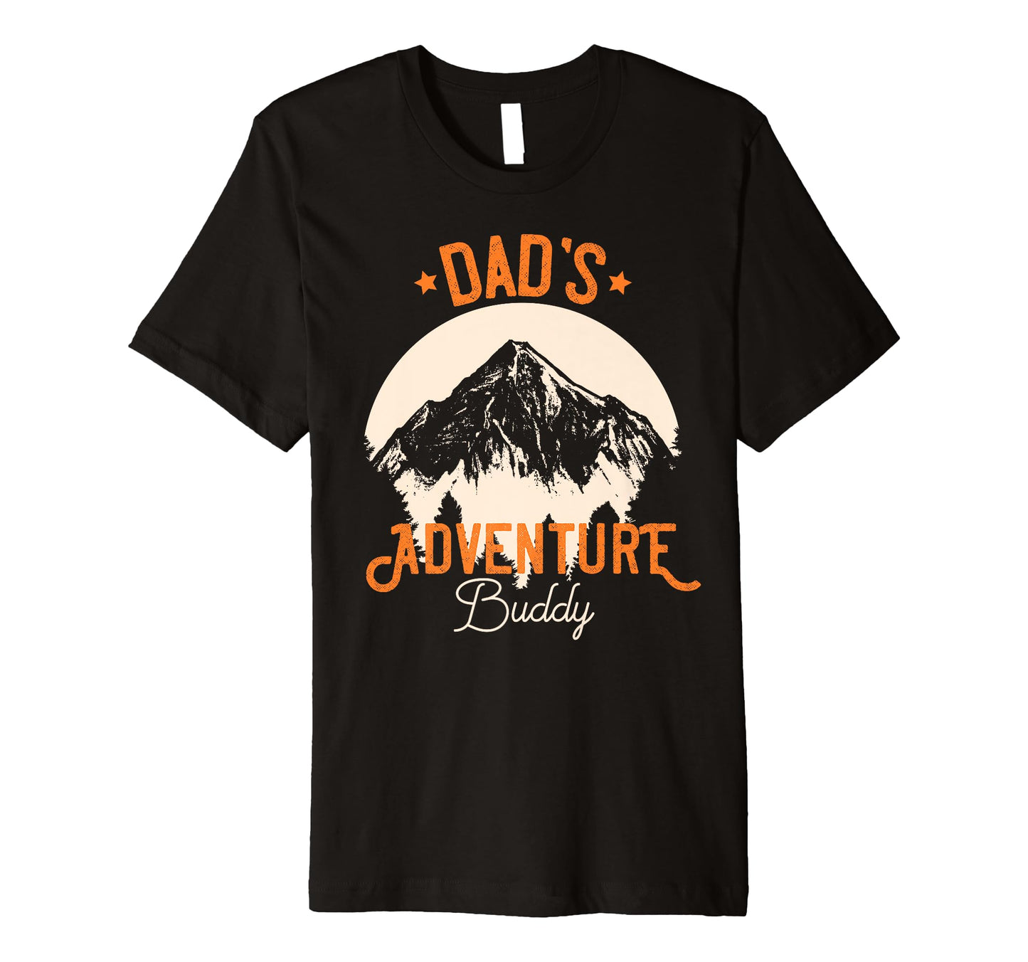 Dads Adventure Buddy Mountain T-Shirt - Custom Art Print for Adults - T-Shirt, Sweatshirt, Hoodie