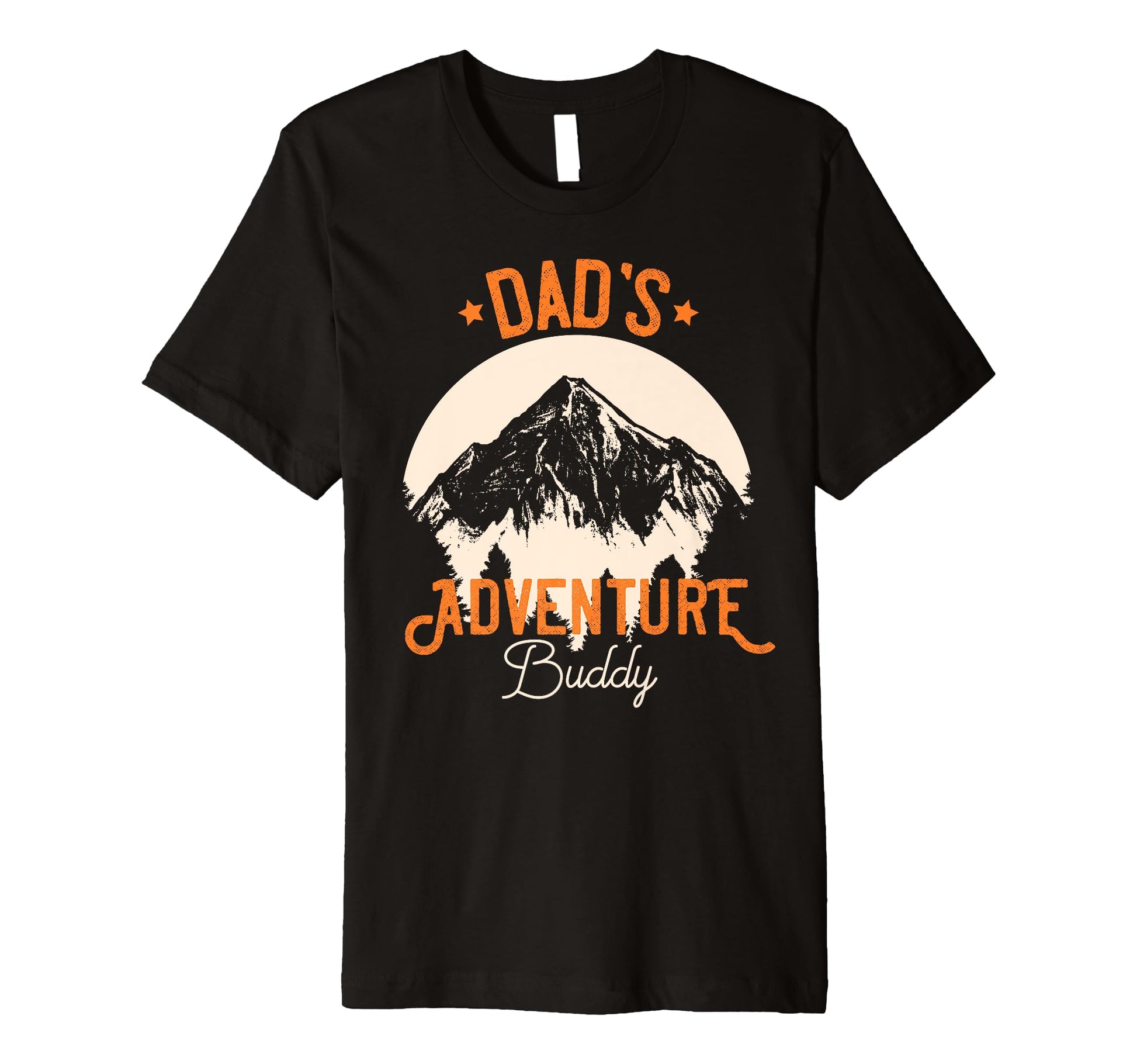 Dads Adventure Buddy Mountain T-Shirt - Custom Art Print for Adults - T-Shirt, Sweatshirt, Hoodie