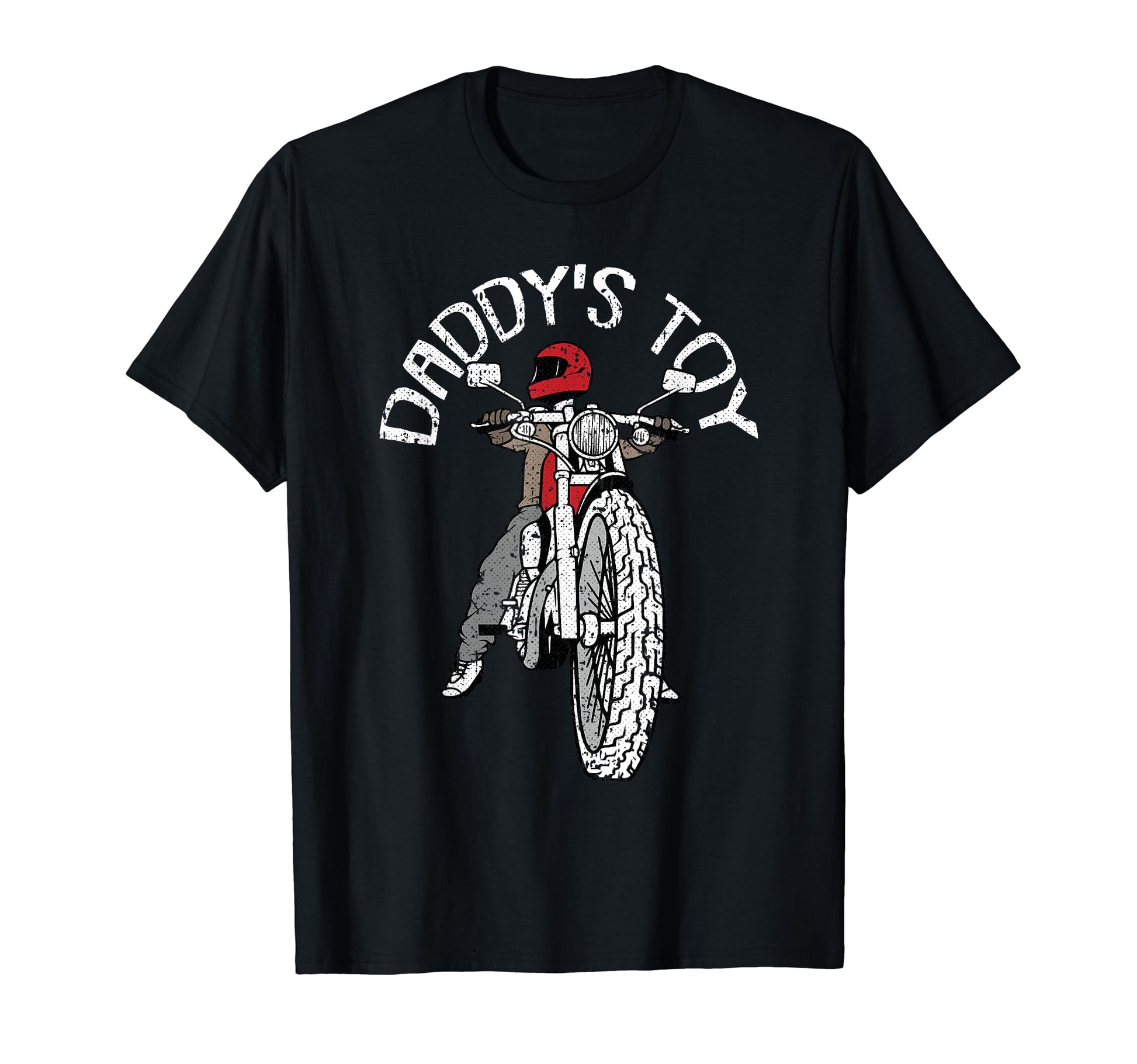 Daddys Toy Motorcycle Motorbike T-Shirt - Custom Art Print Men Women - T-Shirt, Sweatshirt, Hoodie