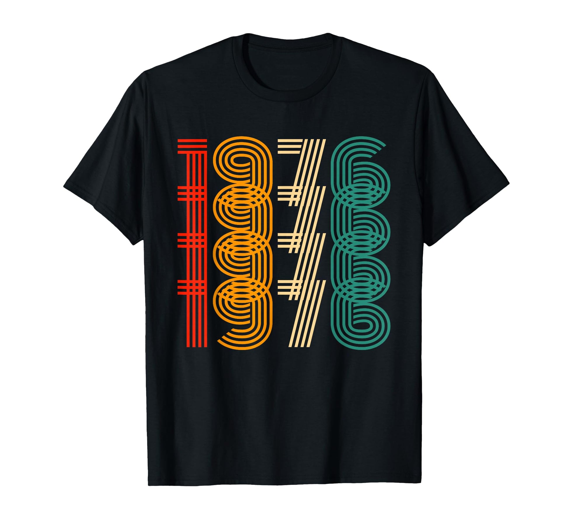 1976 Birthday Year 1976 T-Shirt - Custom Art Print Men Women - T-Shirt, Sweatshirt, Hoodie