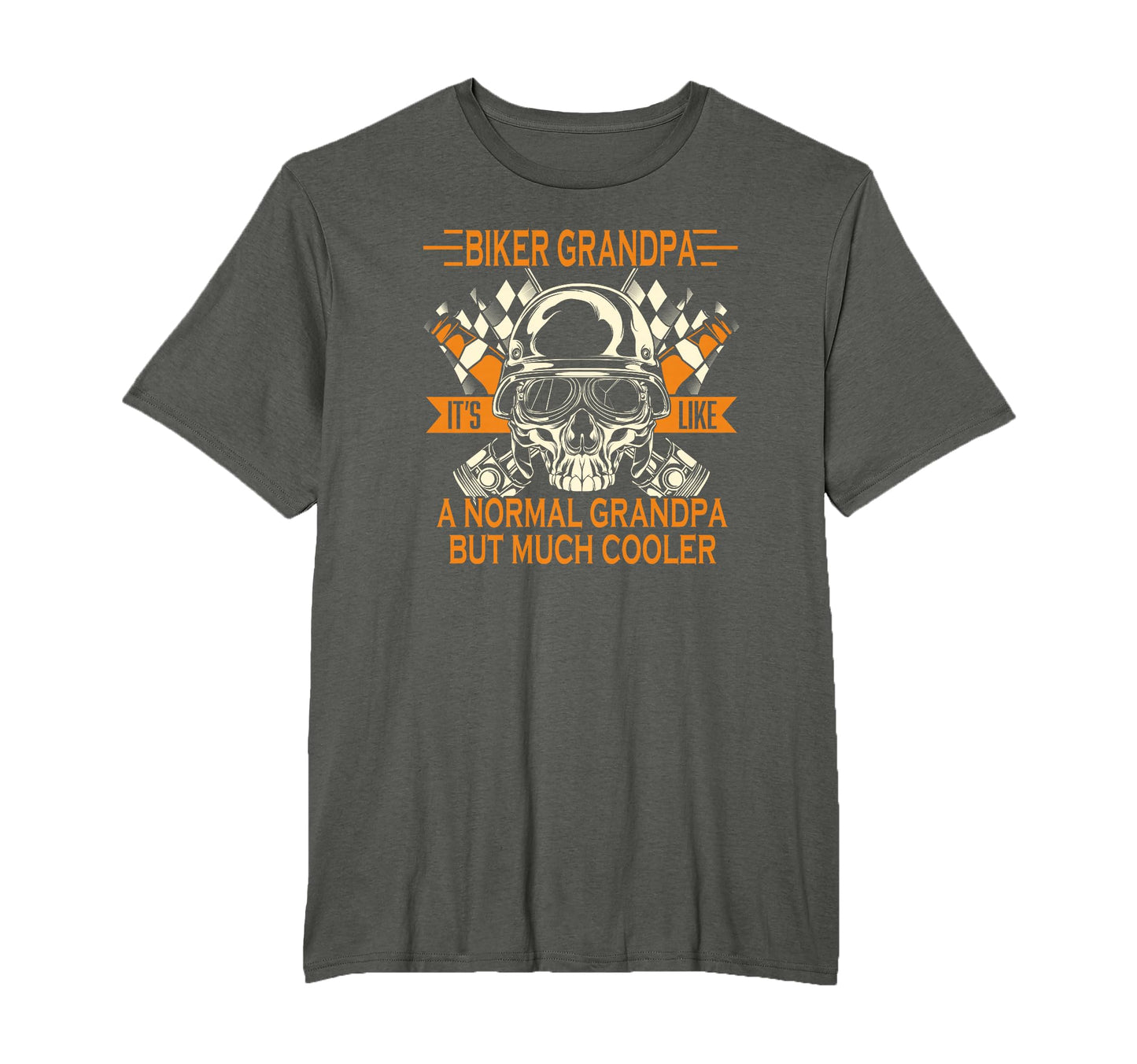 Biker Grandpa Motorcycle Fathers Day Gift T-Shirt - Trendy Graphic Unisex - T-Shirt, Sweatshirt, Hoodie