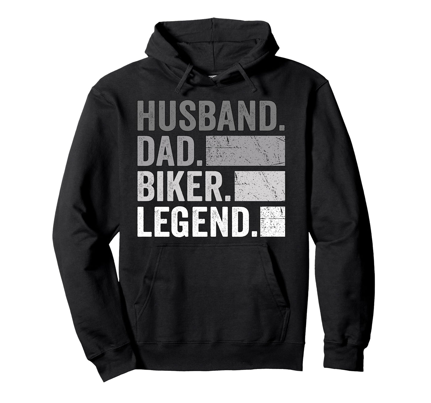 Husband Dad Biker Legend Hoodie - Trendy Graphic Men Women - T-Shirt, Sweatshirt, Hoodie
