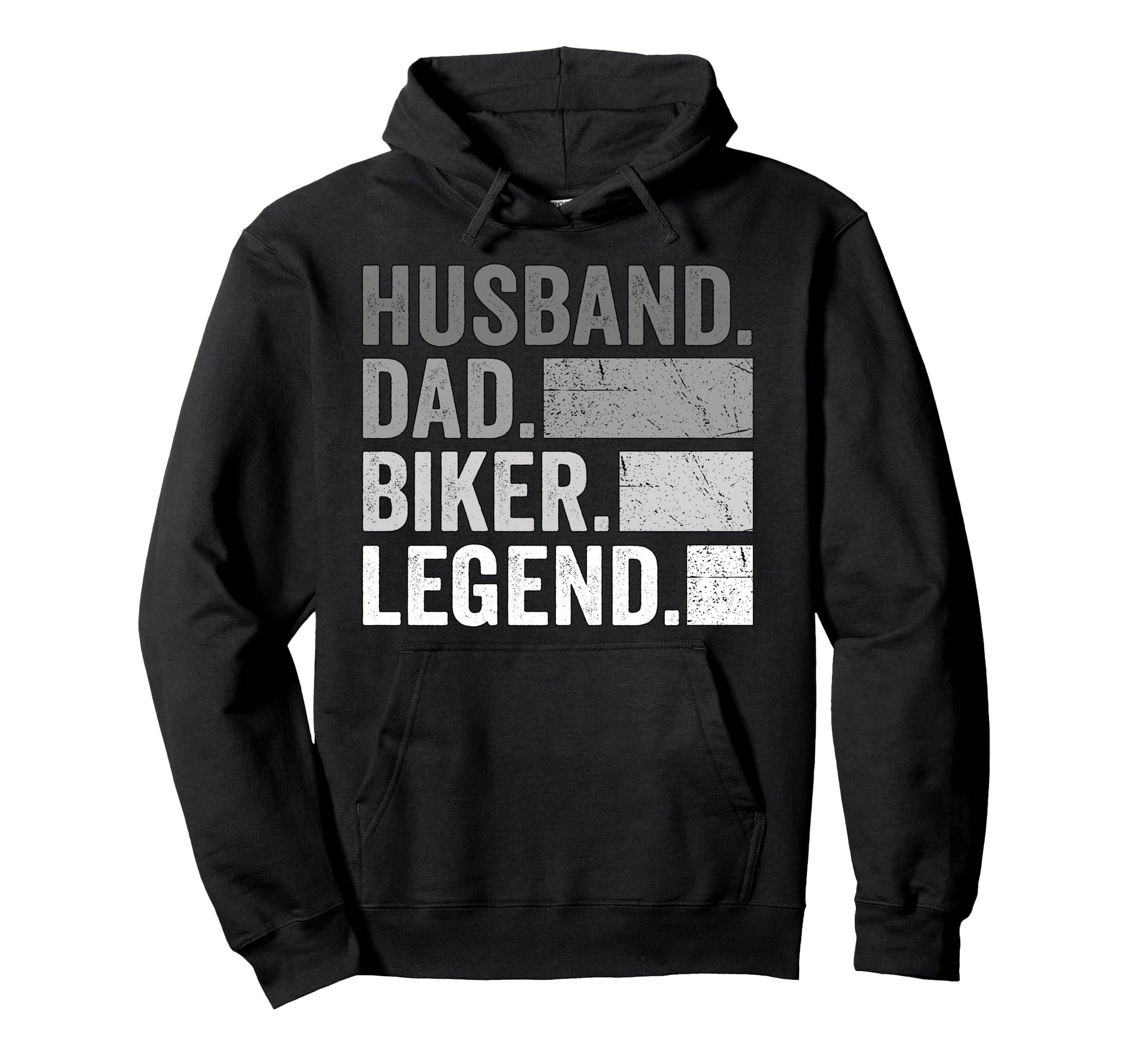 Husband Dad Biker Legend Hoodie - Trendy Graphic Men Women - T-Shirt, Sweatshirt, Hoodie