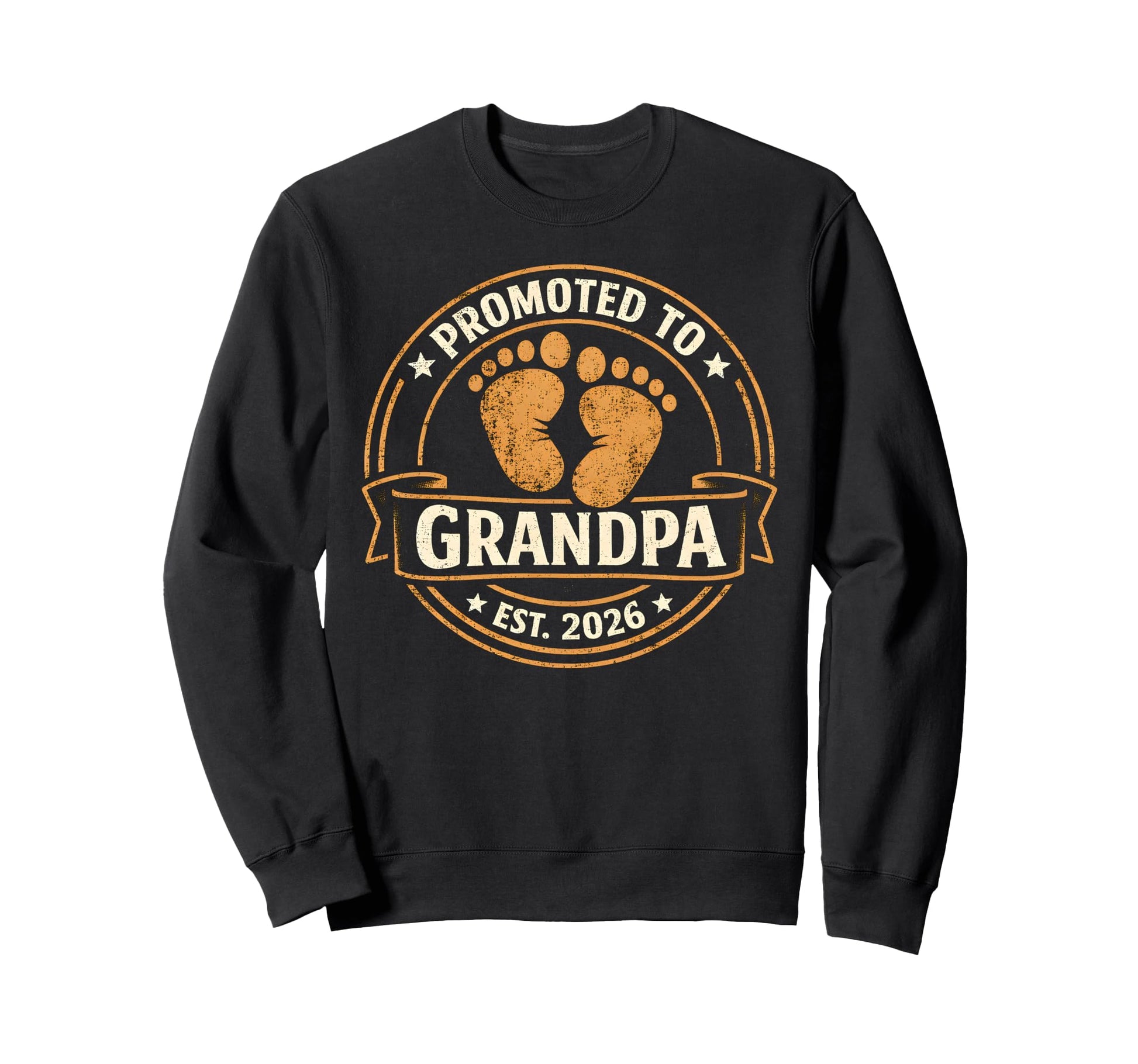 Promoted To Grandpa Est 2026 1St Sweatshirt - Fun Novelty Design Unisex - T-Shirt, Sweatshirt, Hoodie