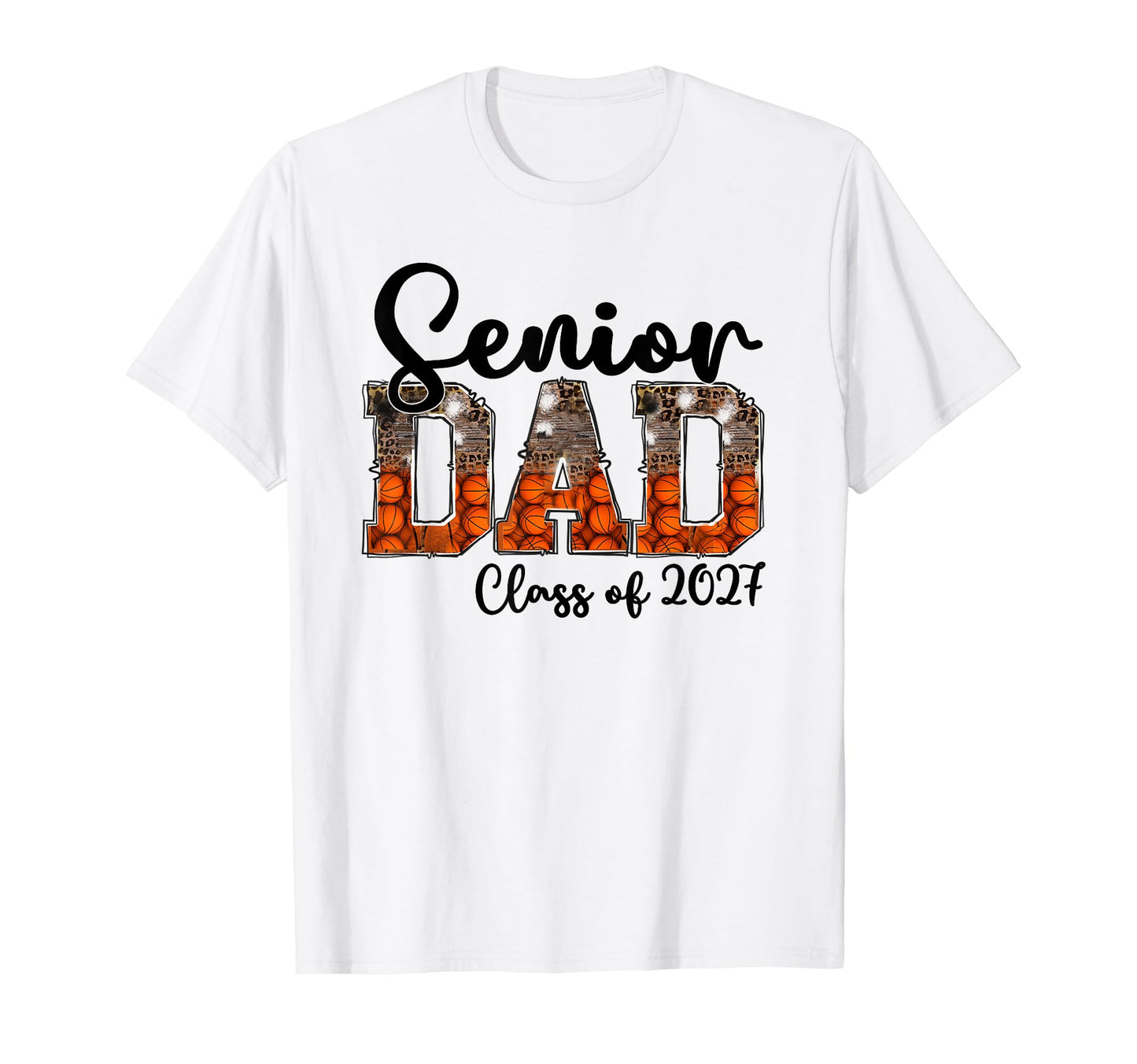 Basketball Class 2027 Proud Dad T-Shirt - Minimalist Print Men Women - T-Shirt, Sweatshirt, Hoodie