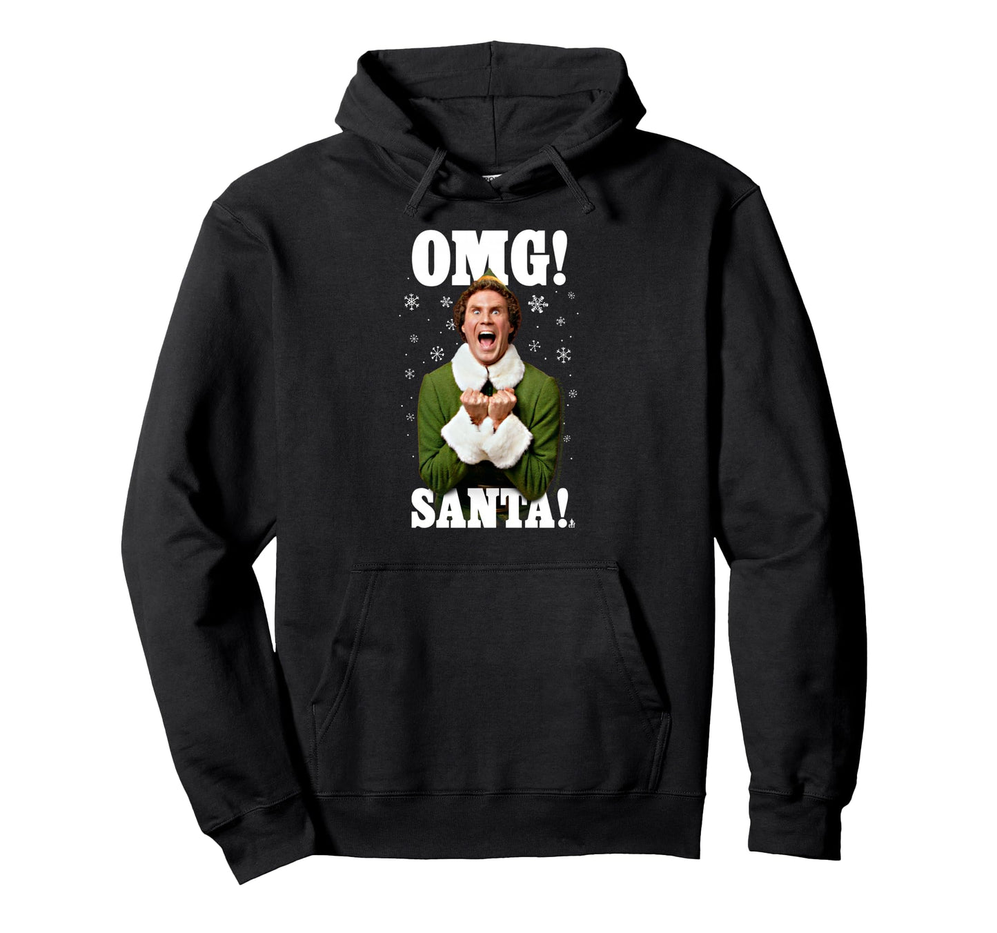 Elf Omg Santa Buddy Elf Funny Hoodie - Trendy Graphic for Adults - T-Shirt, Sweatshirt, Hoodie