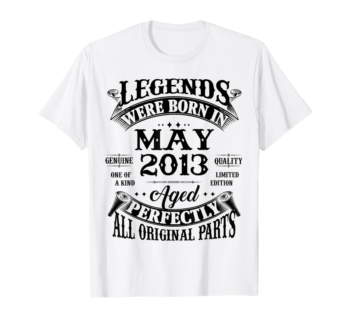 13Th Birthday Gift Legend Born May T-Shirt - Streetwear Style Men Women - T-Shirt, Sweatshirt, Hoodie