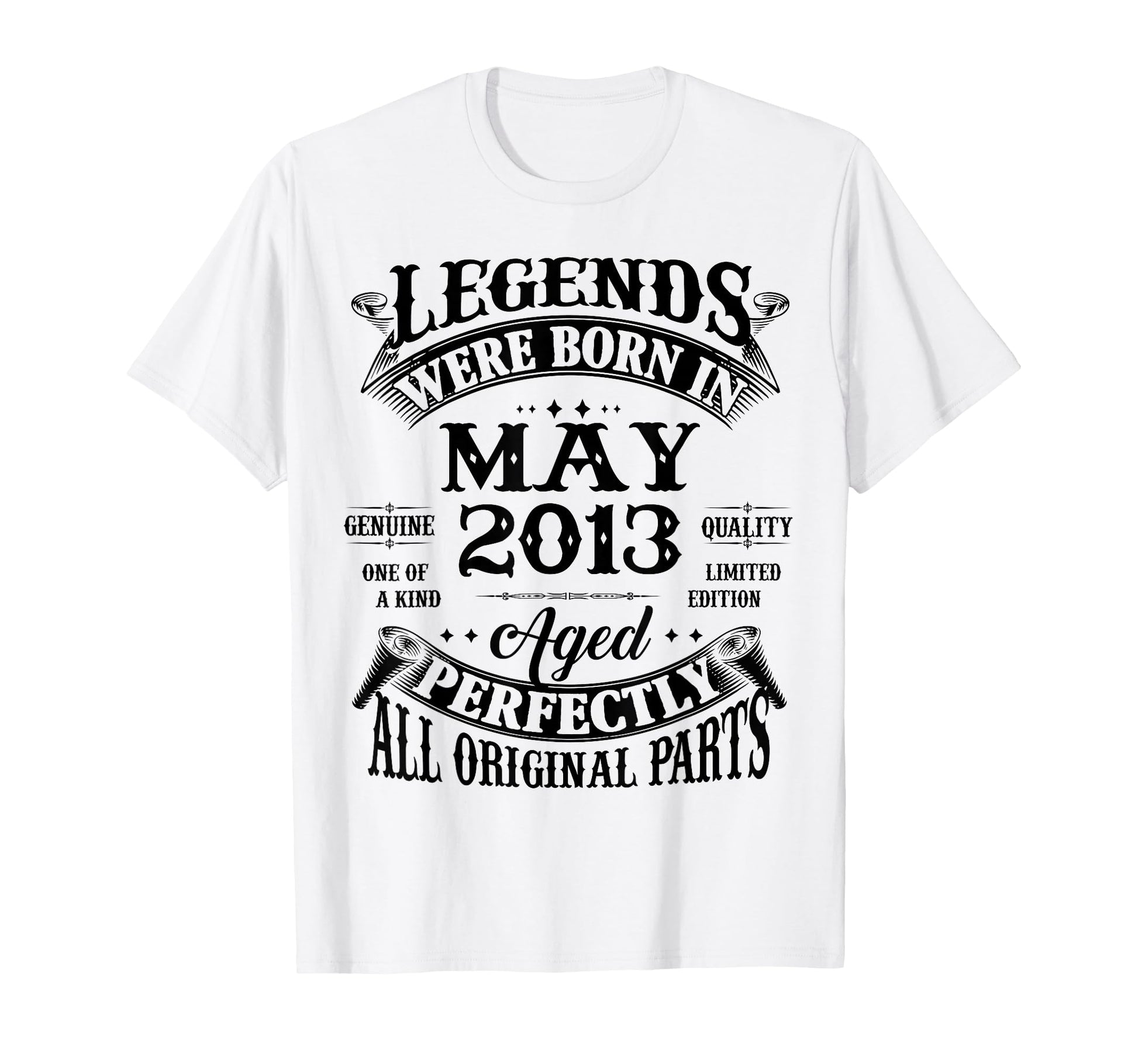 13Th Birthday Gift Legend Born May T-Shirt - Streetwear Style Men Women - T-Shirt, Sweatshirt, Hoodie