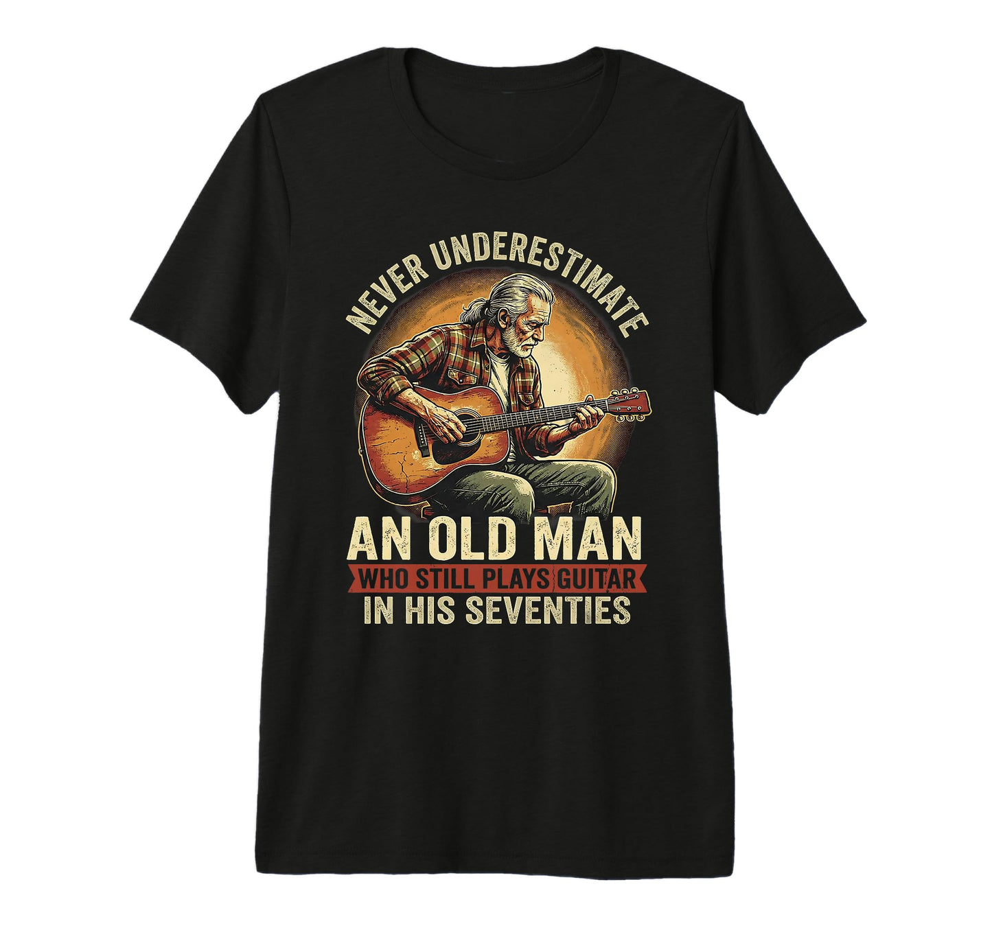 Never Underestimate Old Who Still Plays T-Shirt - Custom Art Print Unisex - T-Shirt, Sweatshirt, Hoodie