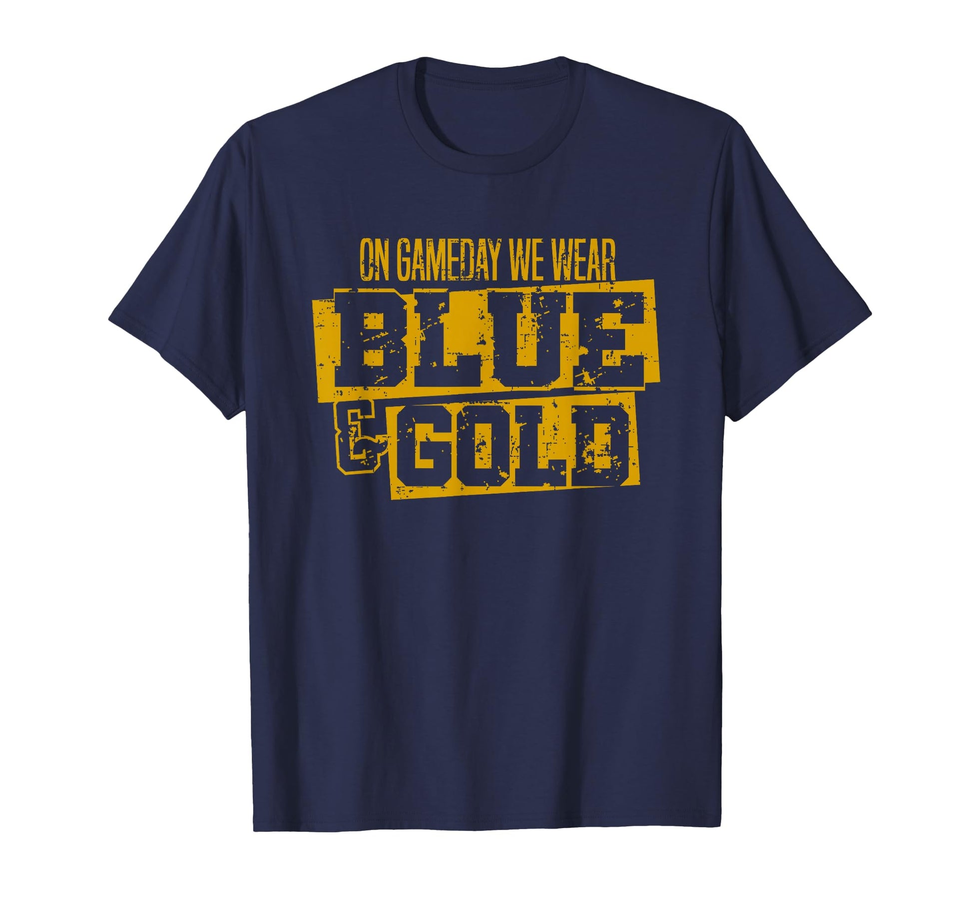 Blue Gold Game Day Group High School T-Shirt - Unique Graphic for Adults - T-Shirt, Sweatshirt, Hoodie