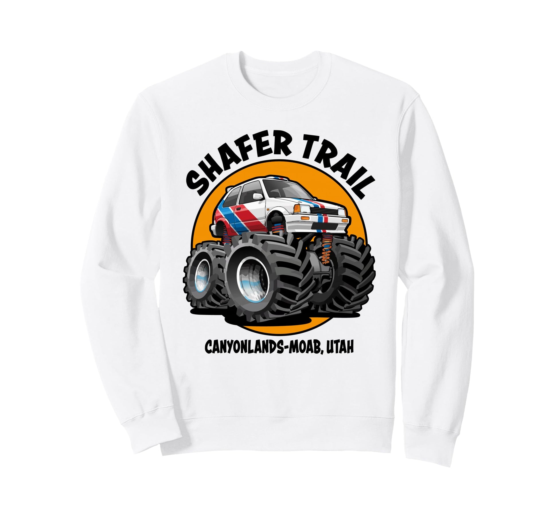 Shafer Trail Utah Rally Car Sweatshirt - Novelty Apparel for Adults - T-Shirt, Sweatshirt, Hoodie