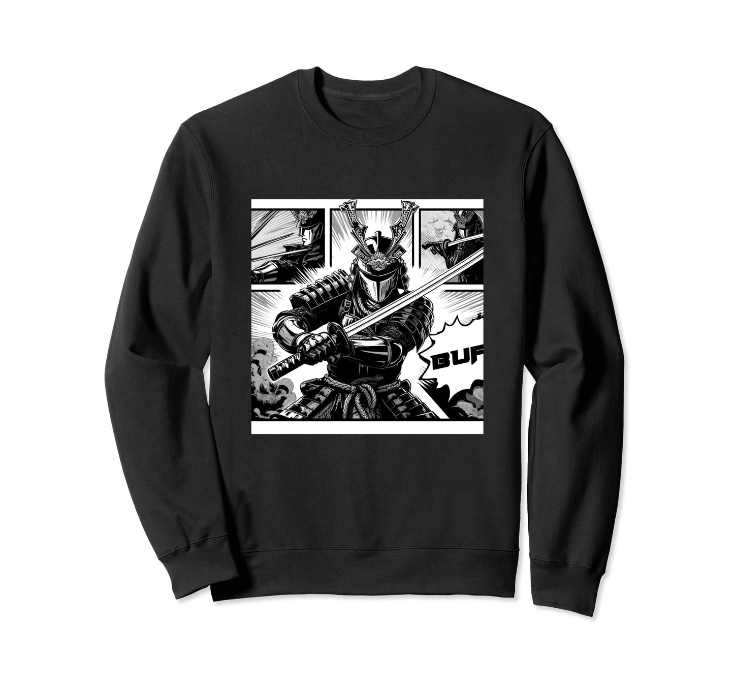 Japanese Fighters Battling Pop Art Sweatshirt - Custom Art Print Unisex - T-Shirt, Sweatshirt, Hoodie