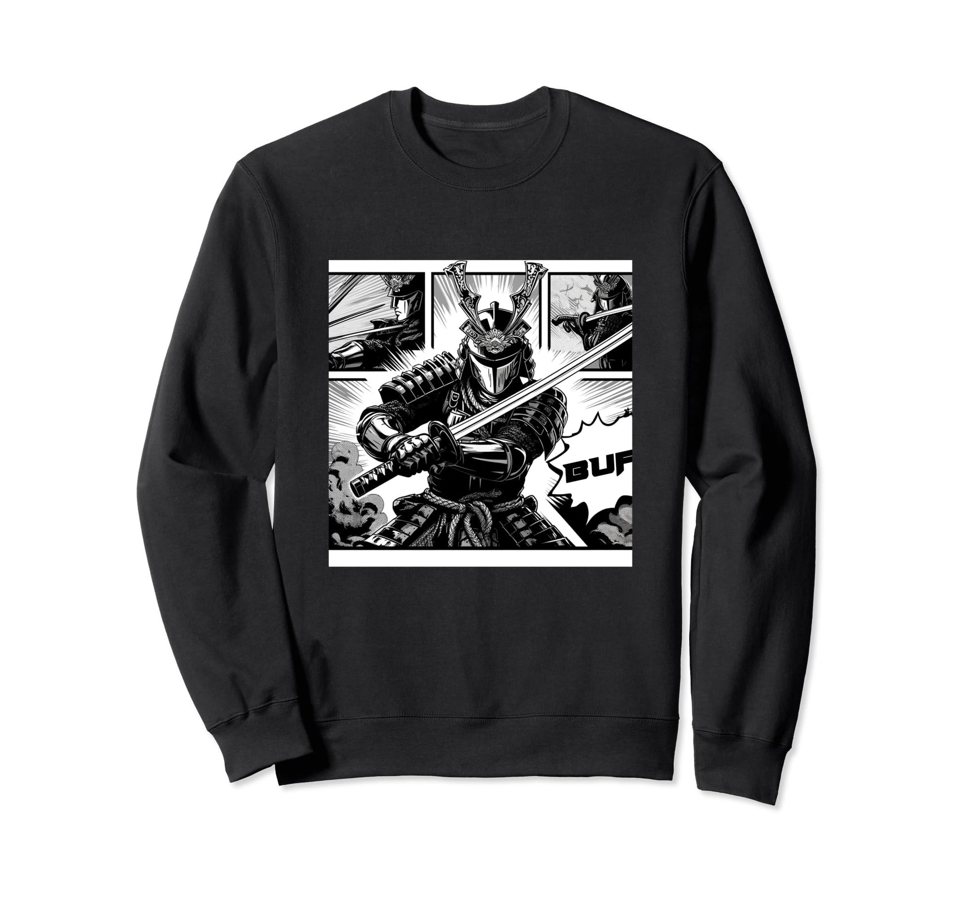 Japanese Fighters Battling Pop Art Sweatshirt - Custom Art Print Unisex - T-Shirt, Sweatshirt, Hoodie