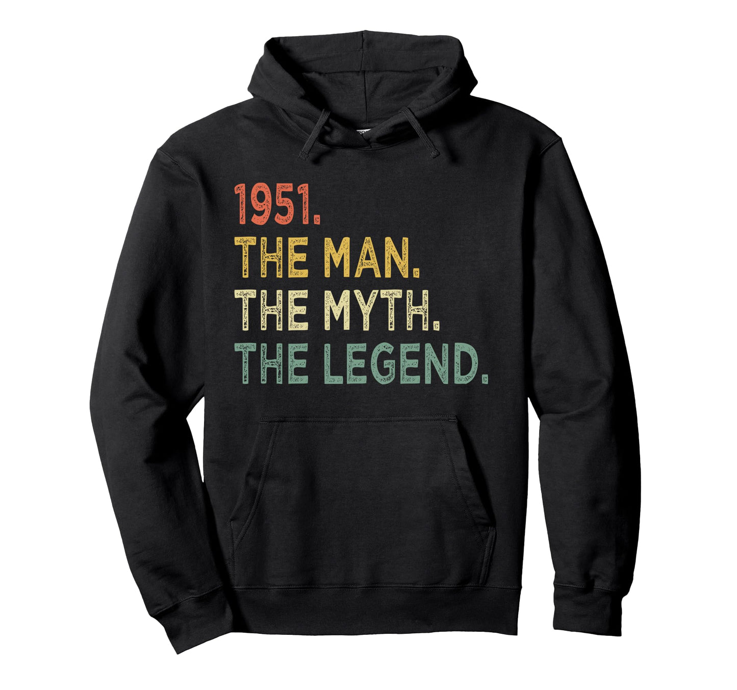 1951 75Th Birthday 75 Years Old Hoodie - Graphic Print for Adults - T-Shirt, Sweatshirt, Hoodie