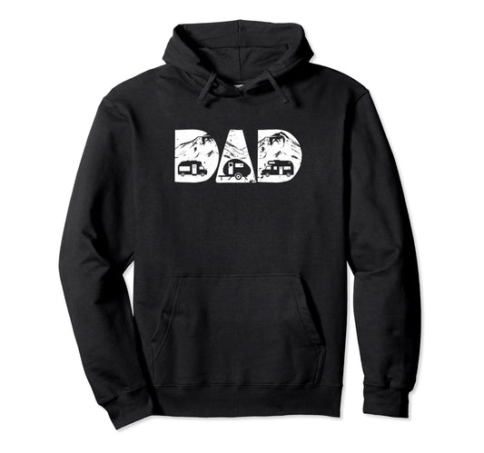 Camping Dad Camper Caravan Funny Camping Hoodie - Custom Art Print Unisex - T-Shirt, Sweatshirt, Hoodie