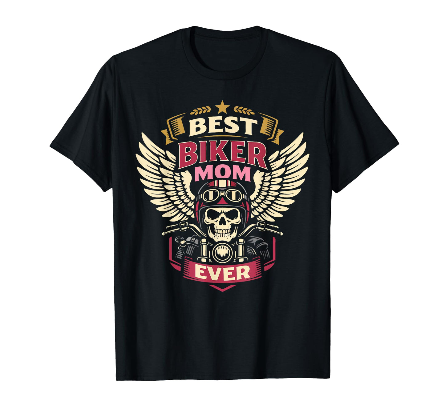 Motorcycle Biker Mom Best Biker Mom T-Shirt - Novelty Apparel Men Women - T-Shirt, Sweatshirt, Hoodie