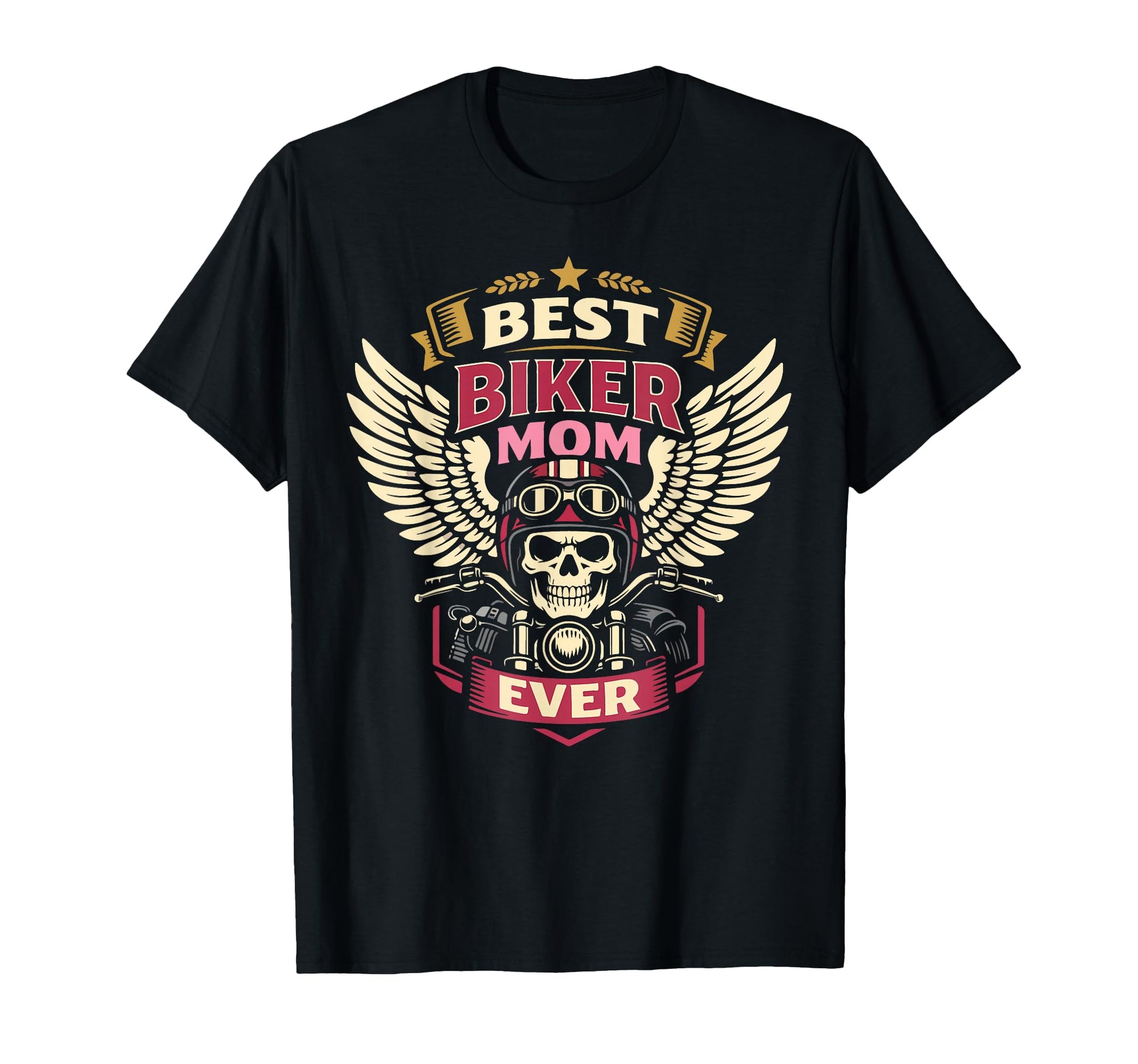 Motorcycle Biker Mom Best Biker Mom T-Shirt - Novelty Apparel Men Women - T-Shirt, Sweatshirt, Hoodie