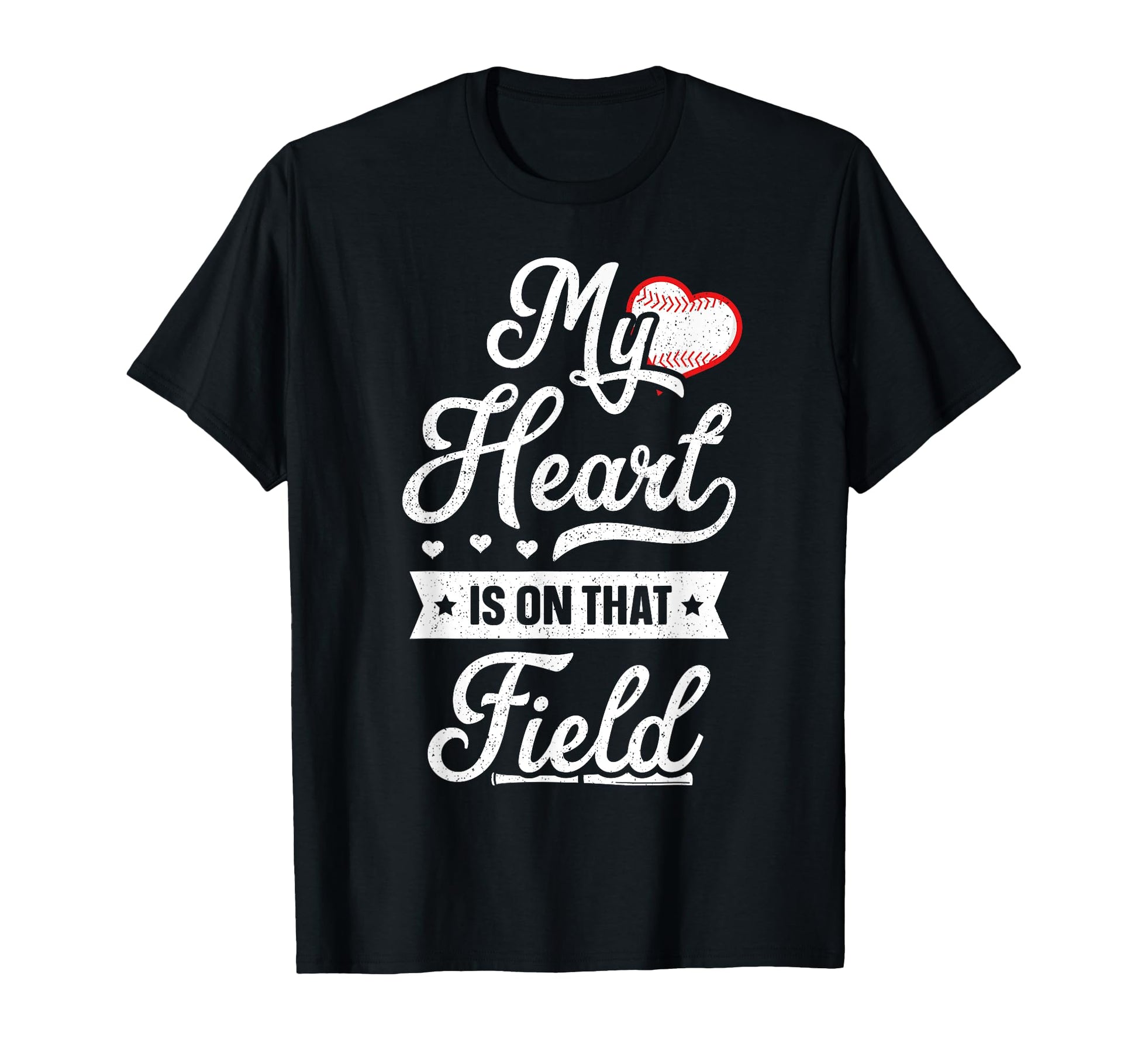 My Heart Is That Field Gift Mom T-Shirt - Casual Everyday Wear Men Women - T-Shirt, Sweatshirt, Hoodie