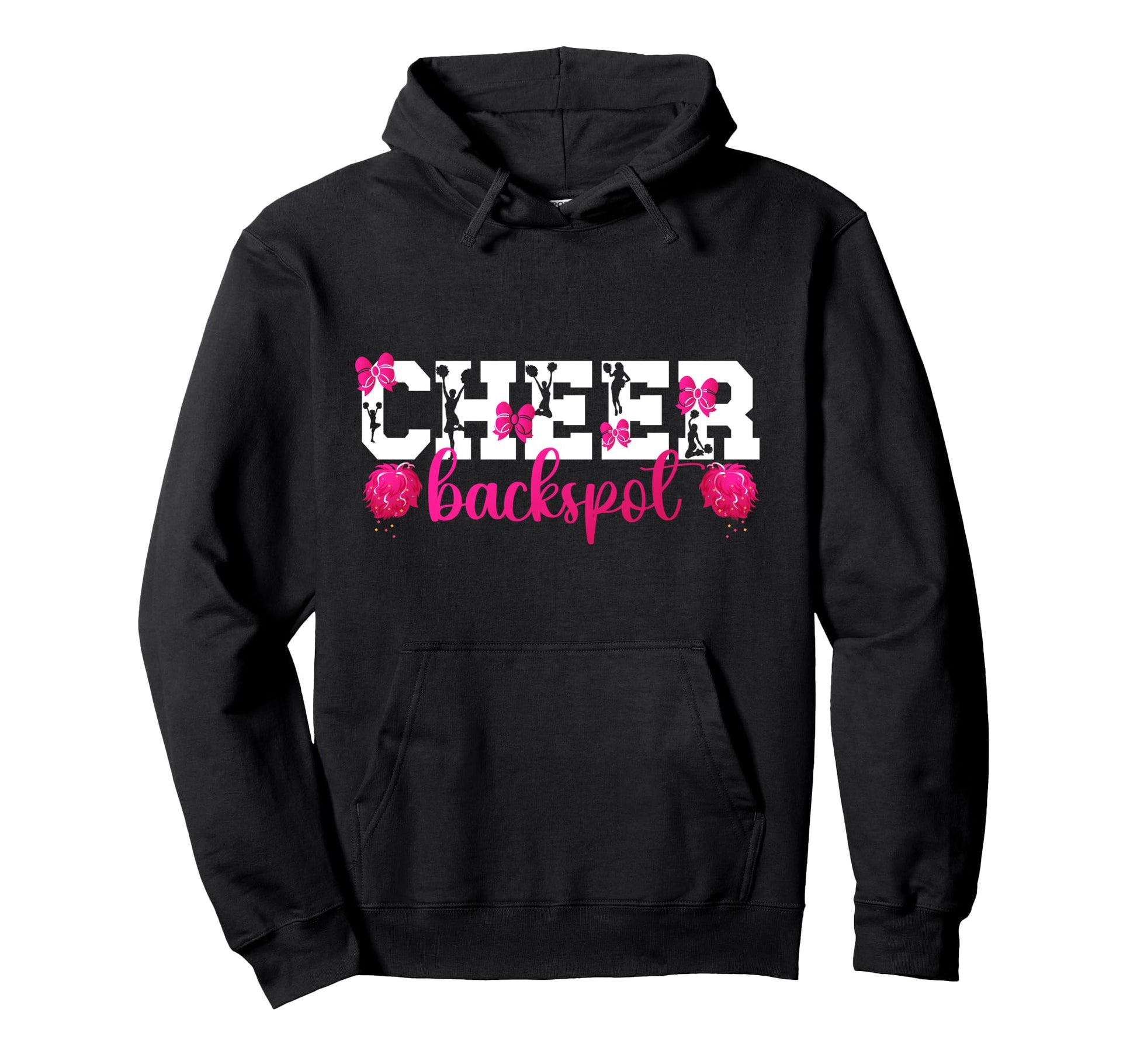 Cheer Backspot Cheerleading Backspot Hoodie - Custom Art Print Unisex - T-Shirt, Sweatshirt, Hoodie
