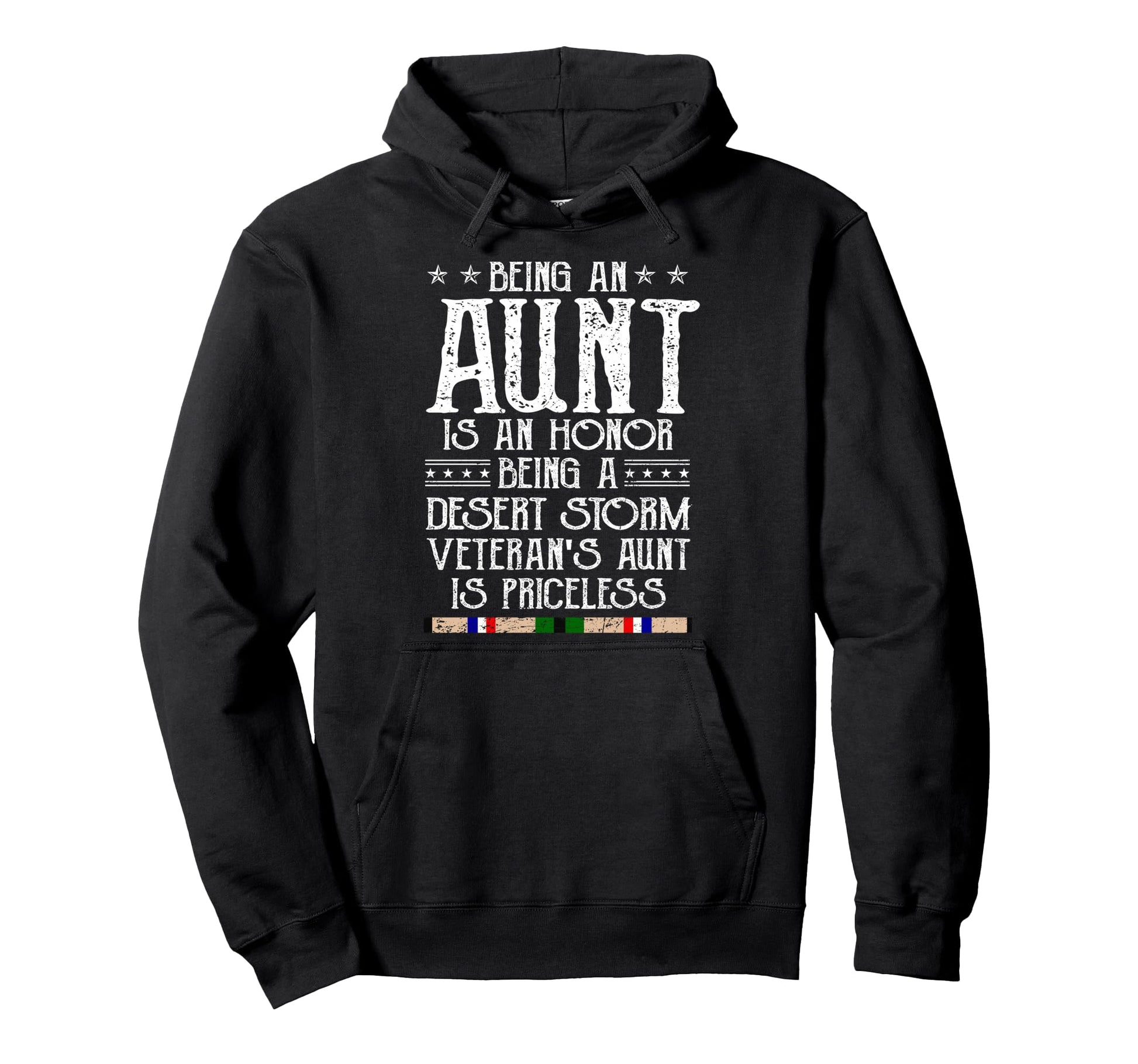 Proud Desert Storm Veteran Aunt Gulf War Hoodie - Graphic Print for Adults - T-Shirt, Sweatshirt, Hoodie