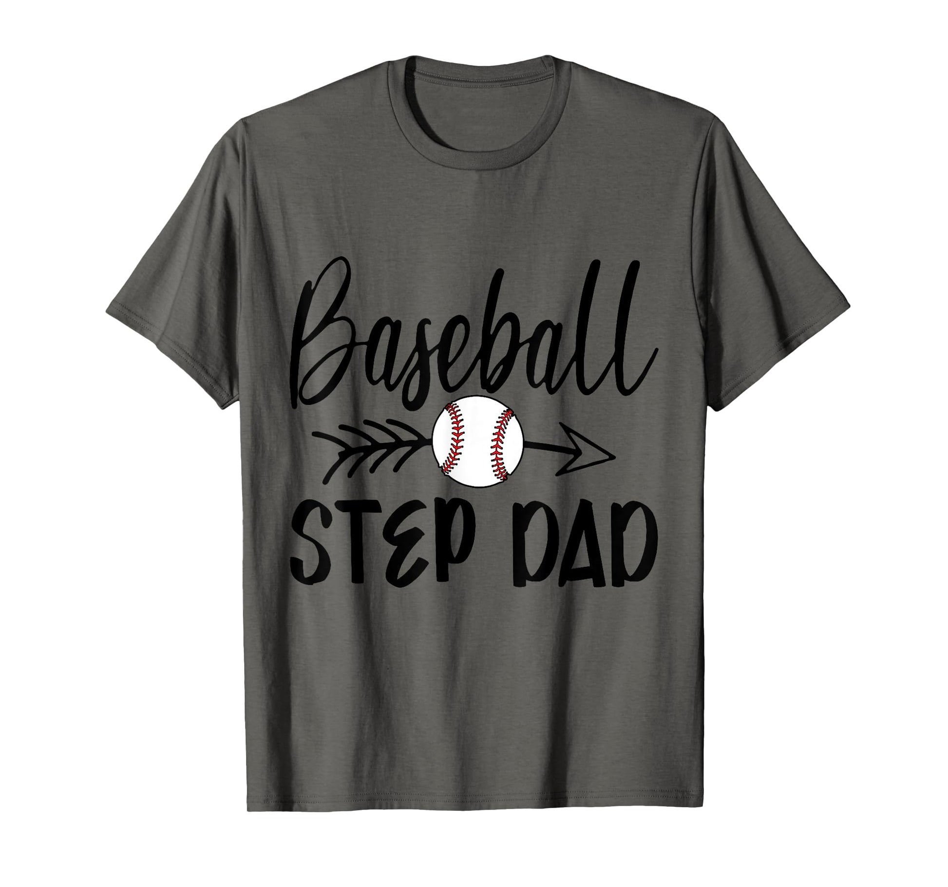 Baseball Step Dad Arrow Fathers Mothers T-Shirt - Graphic Print for Adults - T-Shirt, Sweatshirt, Hoodie