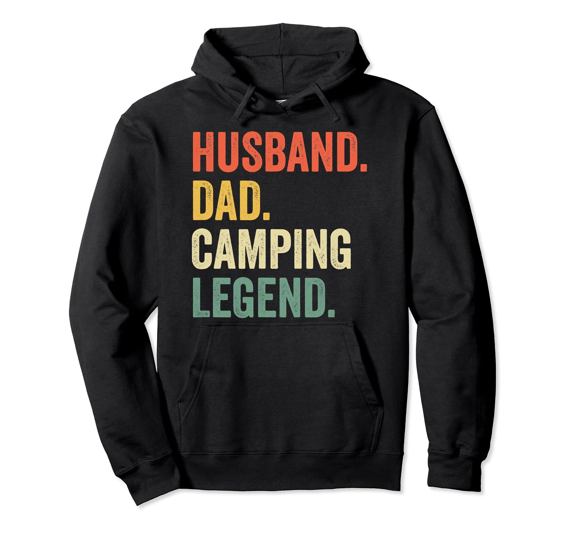 Funny Camper Husband Dad Camping Hoodie - Custom Art Print Men Women - T-Shirt, Sweatshirt, Hoodie