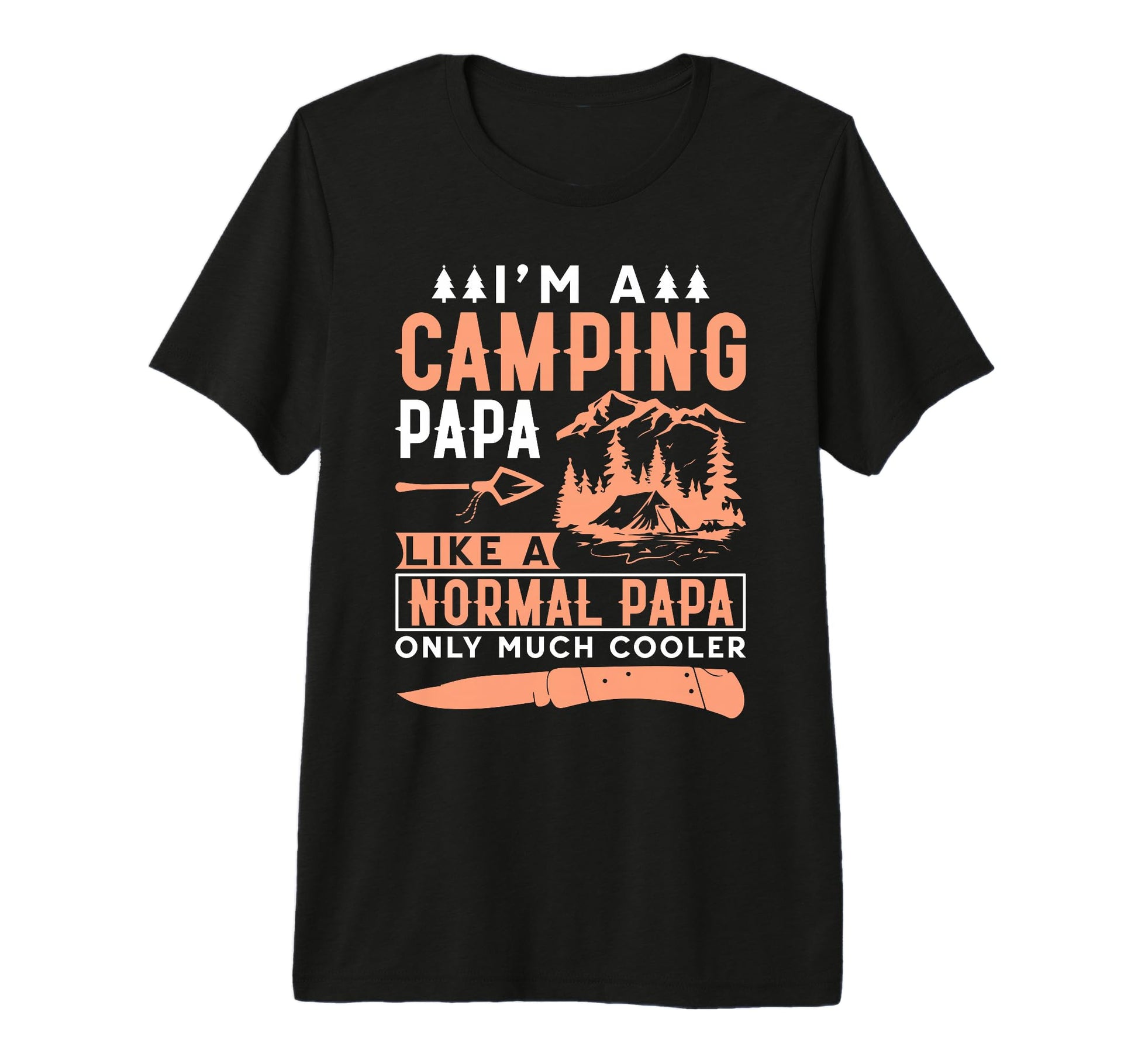 Camping Papa Outdoor Nature Adventure T-Shirt - Trendy Graphic Men Women - T-Shirt, Sweatshirt, Hoodie