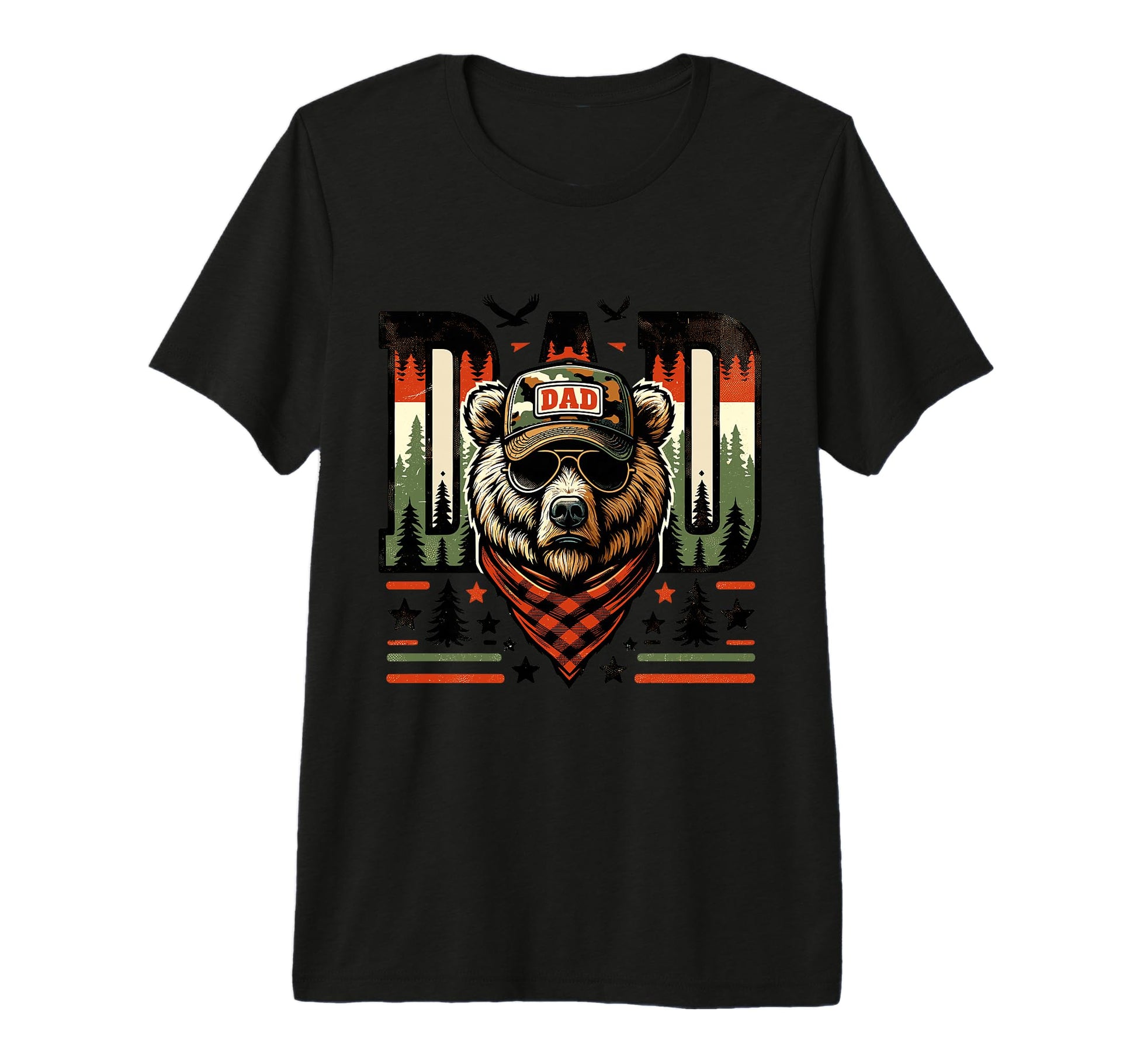 Dad Bear Papa Daddy Bear Lovers T-Shirt - Casual Everyday Wear Men Women - T-Shirt, Sweatshirt, Hoodie