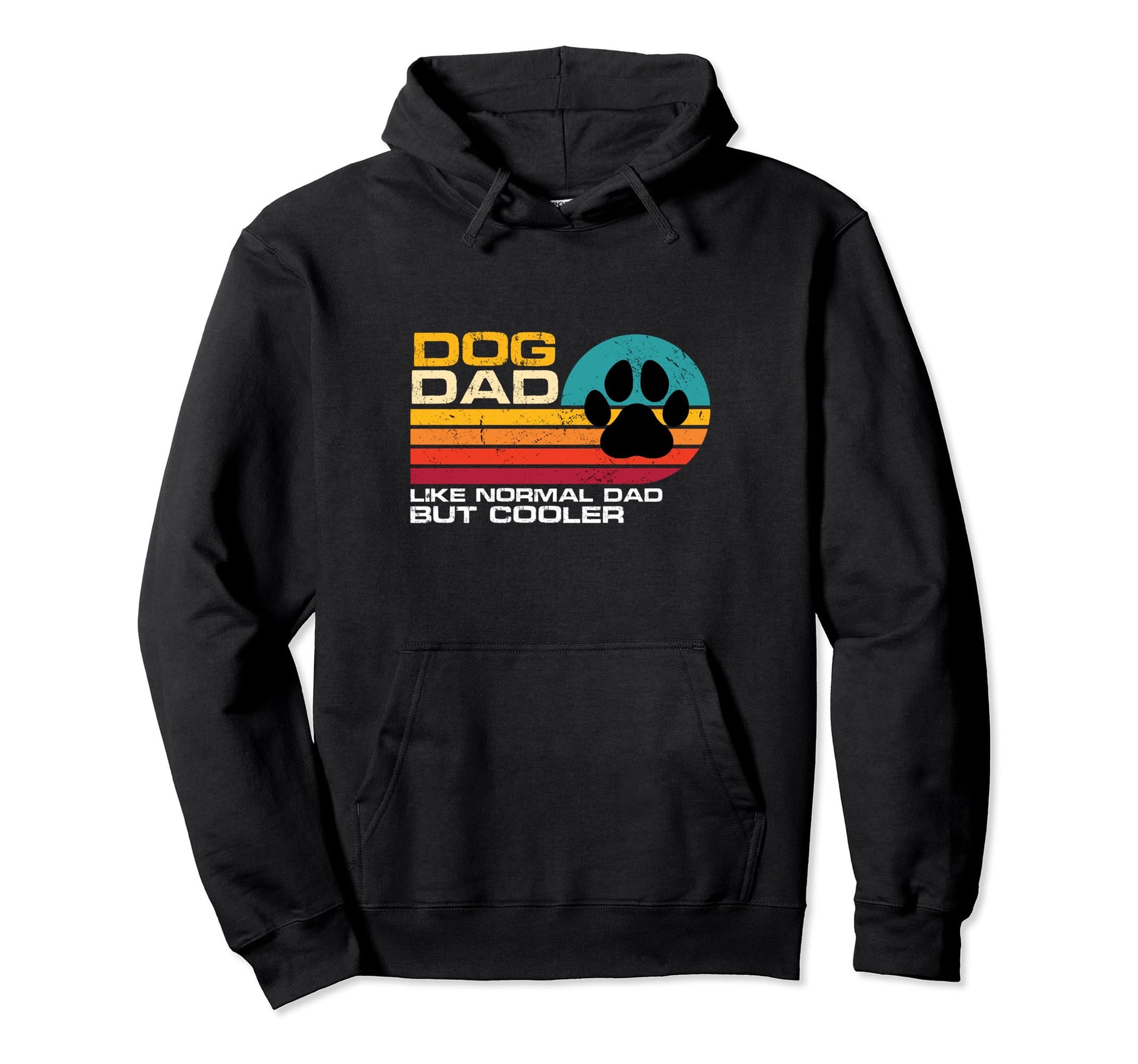 Dog Dad Like Normal Dad But Cooler Hoodie - Custom Art Print Men Women - T-Shirt, Sweatshirt, Hoodie
