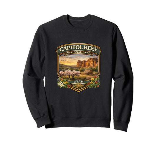 Capitol Reef National Park Sweatshirt - Streetwear Style Men Women - T-Shirt, Sweatshirt, Hoodie