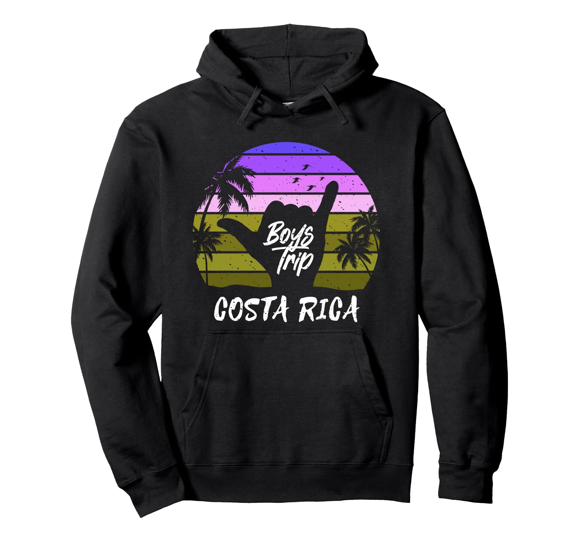 Costa Rica Guys Trip Matching Hoodie - Custom Art Print Unisex - T-Shirt, Sweatshirt, Hoodie