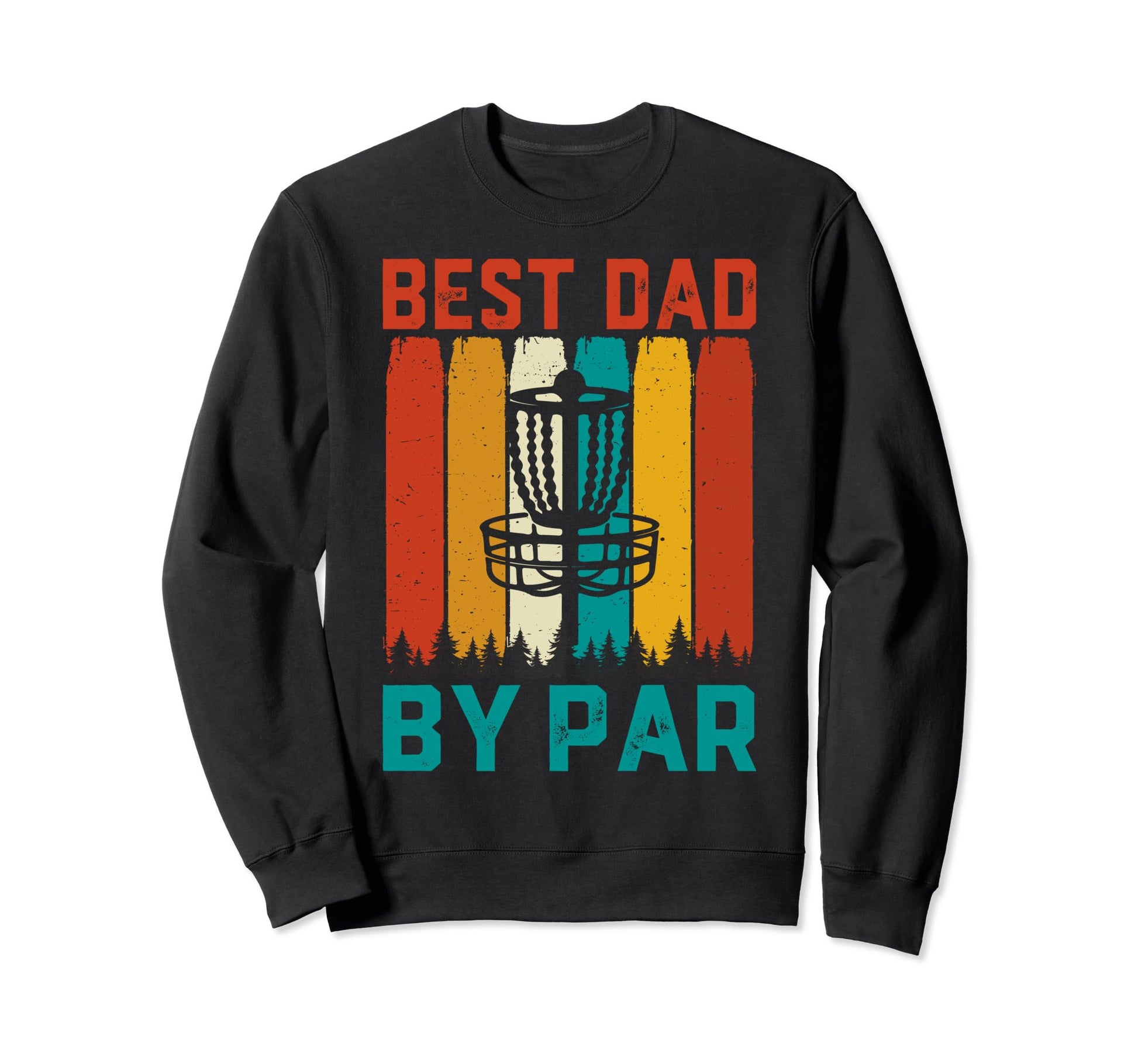Best Dad Bar Disc Golf Lovers Sweatshirt - Custom Art Print for Adults - T-Shirt, Sweatshirt, Hoodie