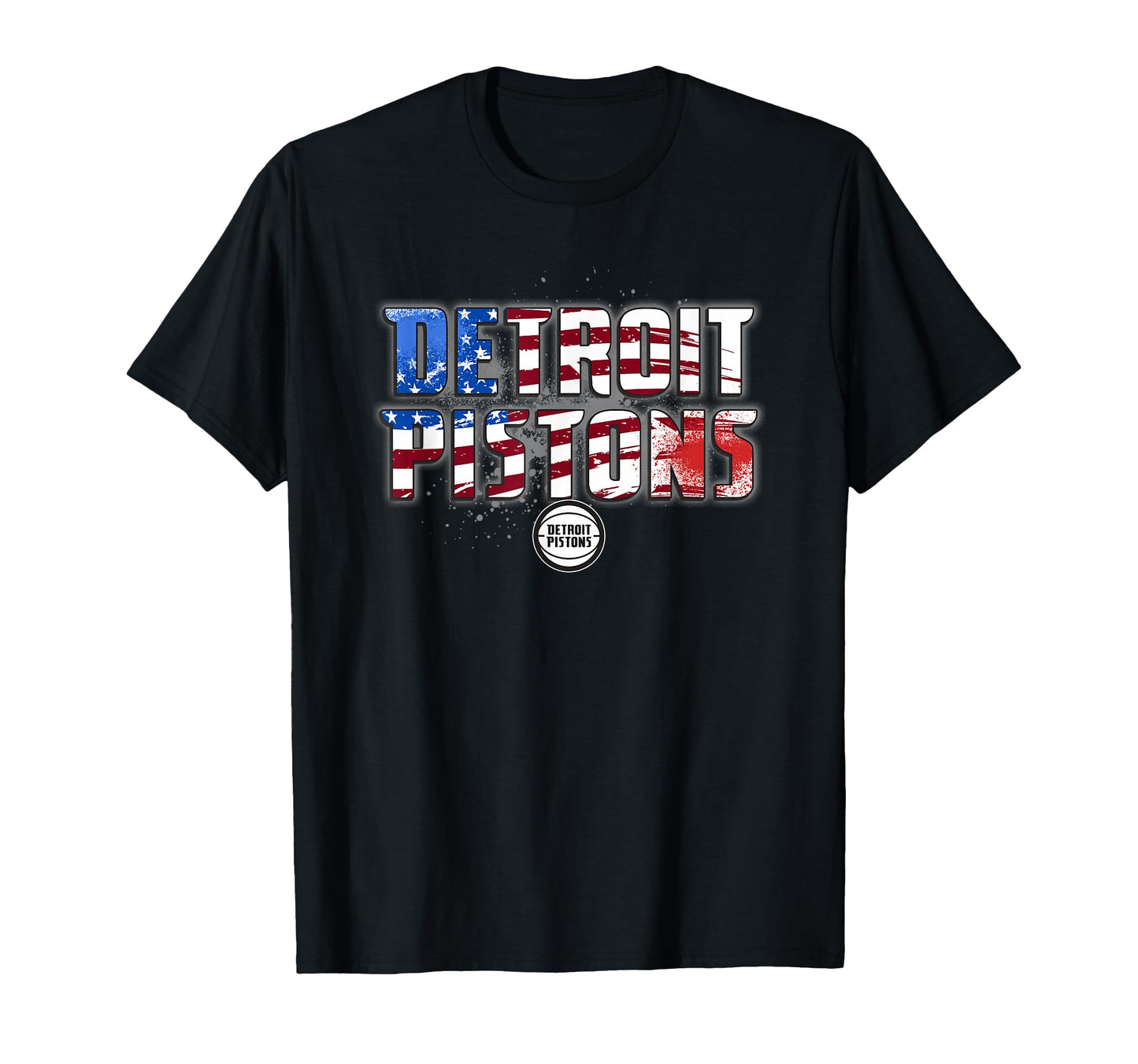 Nba Detroit Pistons American Flag T-Shirt - Graphic Print Unisex - T-Shirt, Sweatshirt, Hoodie