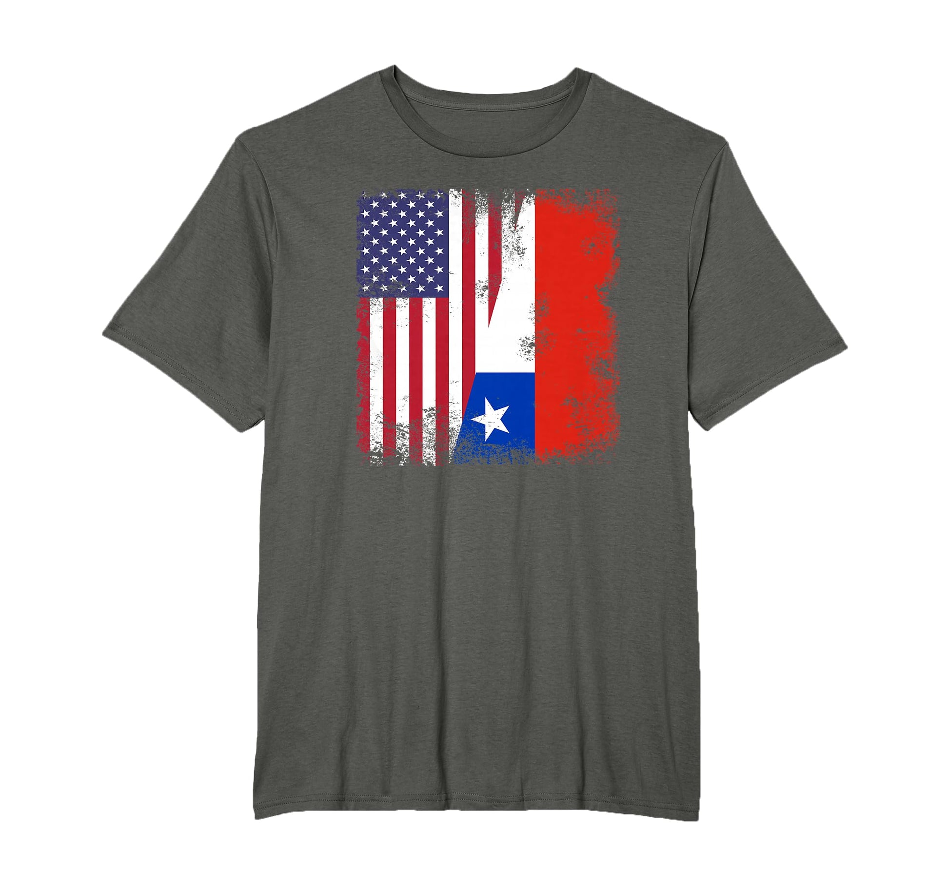 Half Chilean Flag Chile Usa Gift T-Shirt - Aesthetic Graphic Unisex - T-Shirt, Sweatshirt, Hoodie